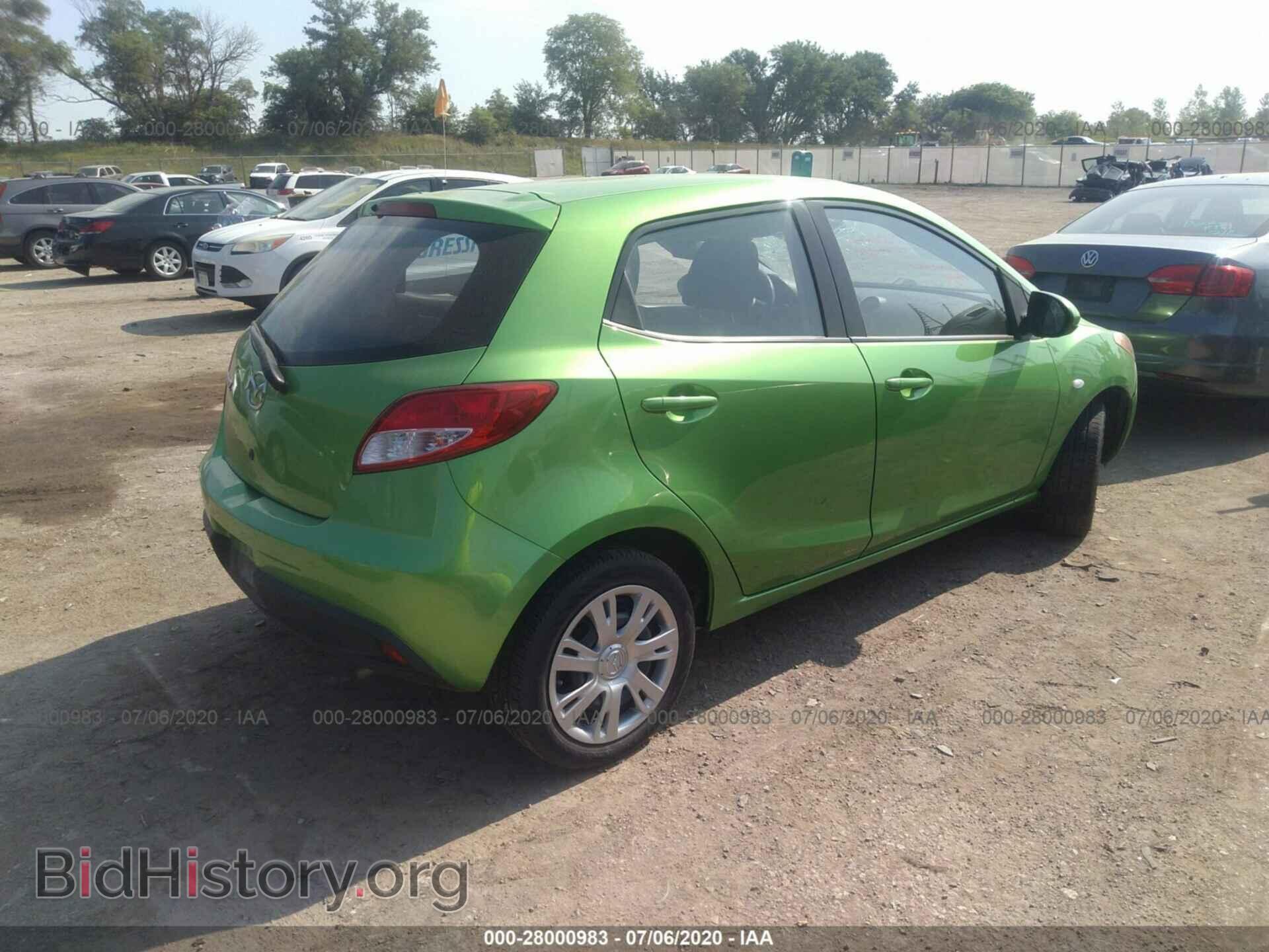 2011 MAZDA MAZDA2 - VIN: JM1DE1HZ0B0125370 - Фото 4
