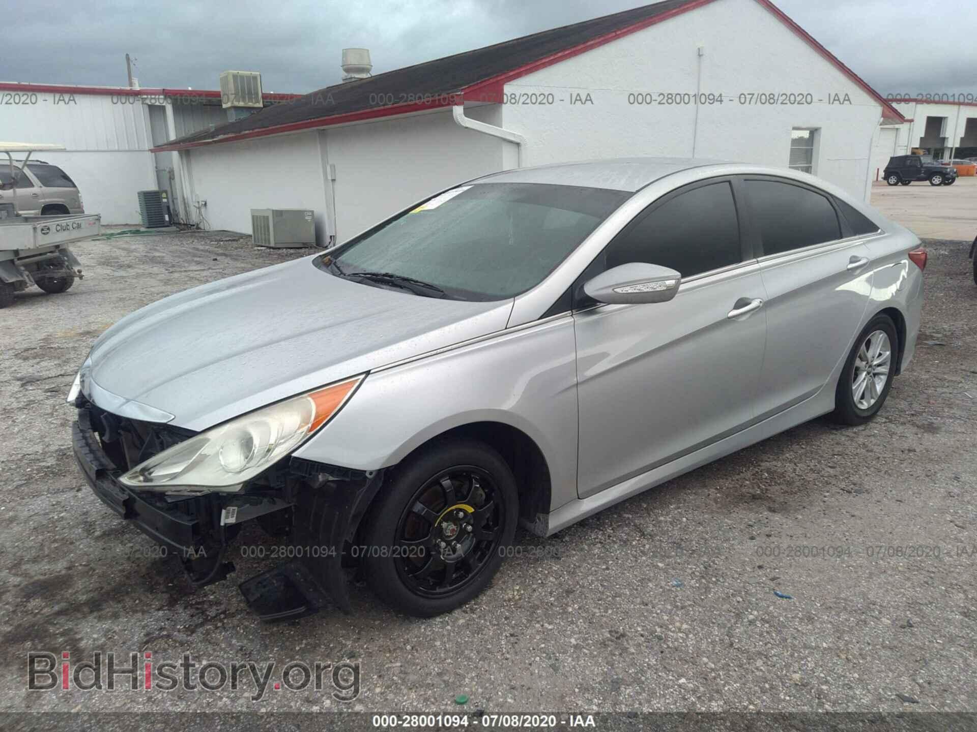 2014 HYUNDAI SONATA - VIN: 5NPEB4AC3EH897728 - Фото 2