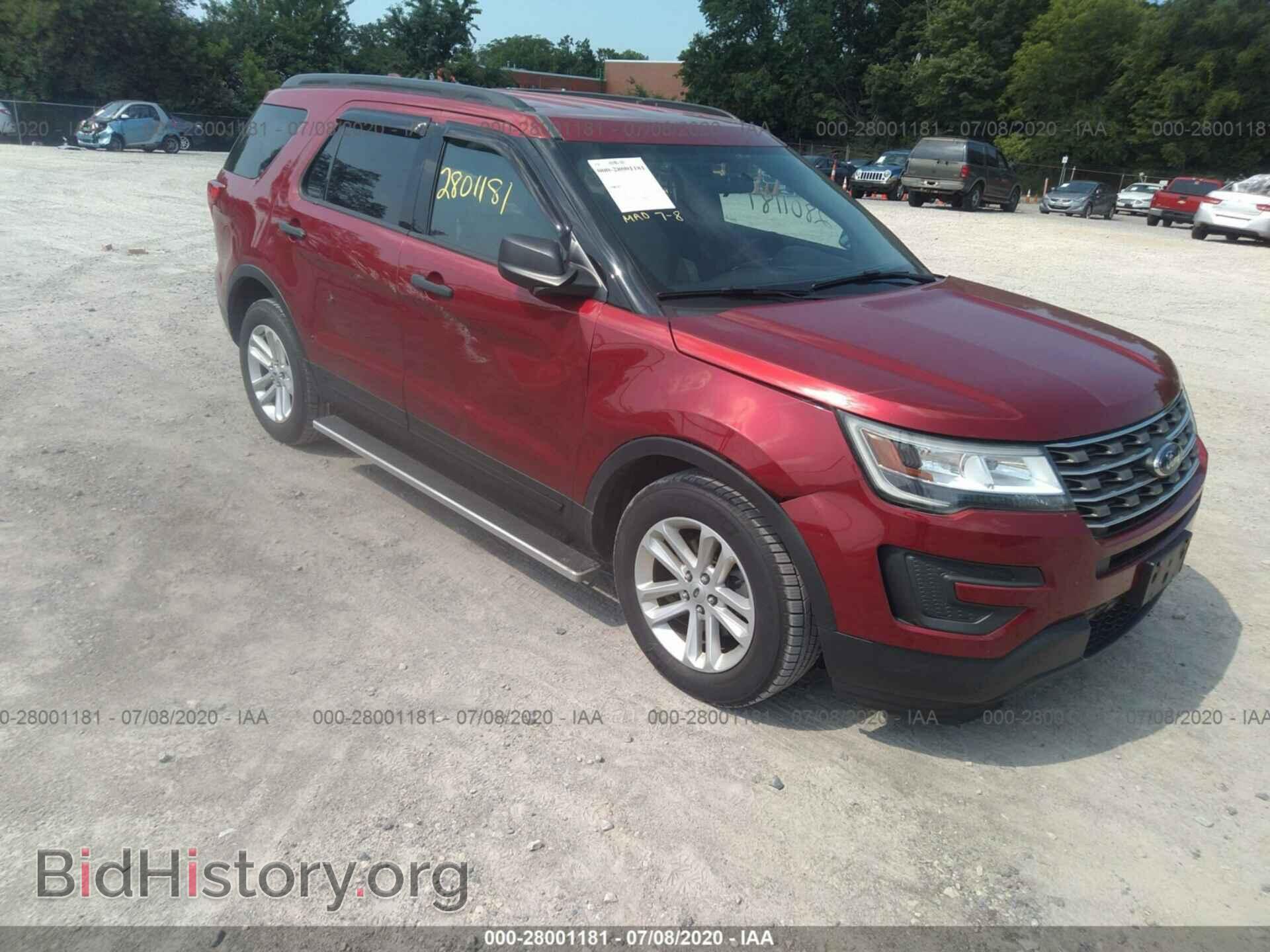 Фотография 1FM5K7B80GGA06647 - FORD EXPLORER 2016