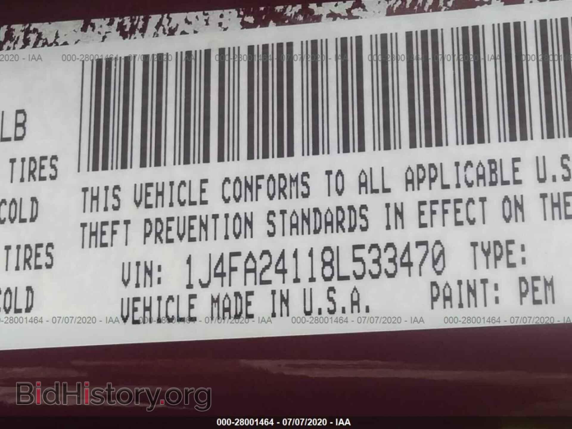 2008 JEEP WRANGLER - VIN: 1J4FA24118L533470 - Фото 9
