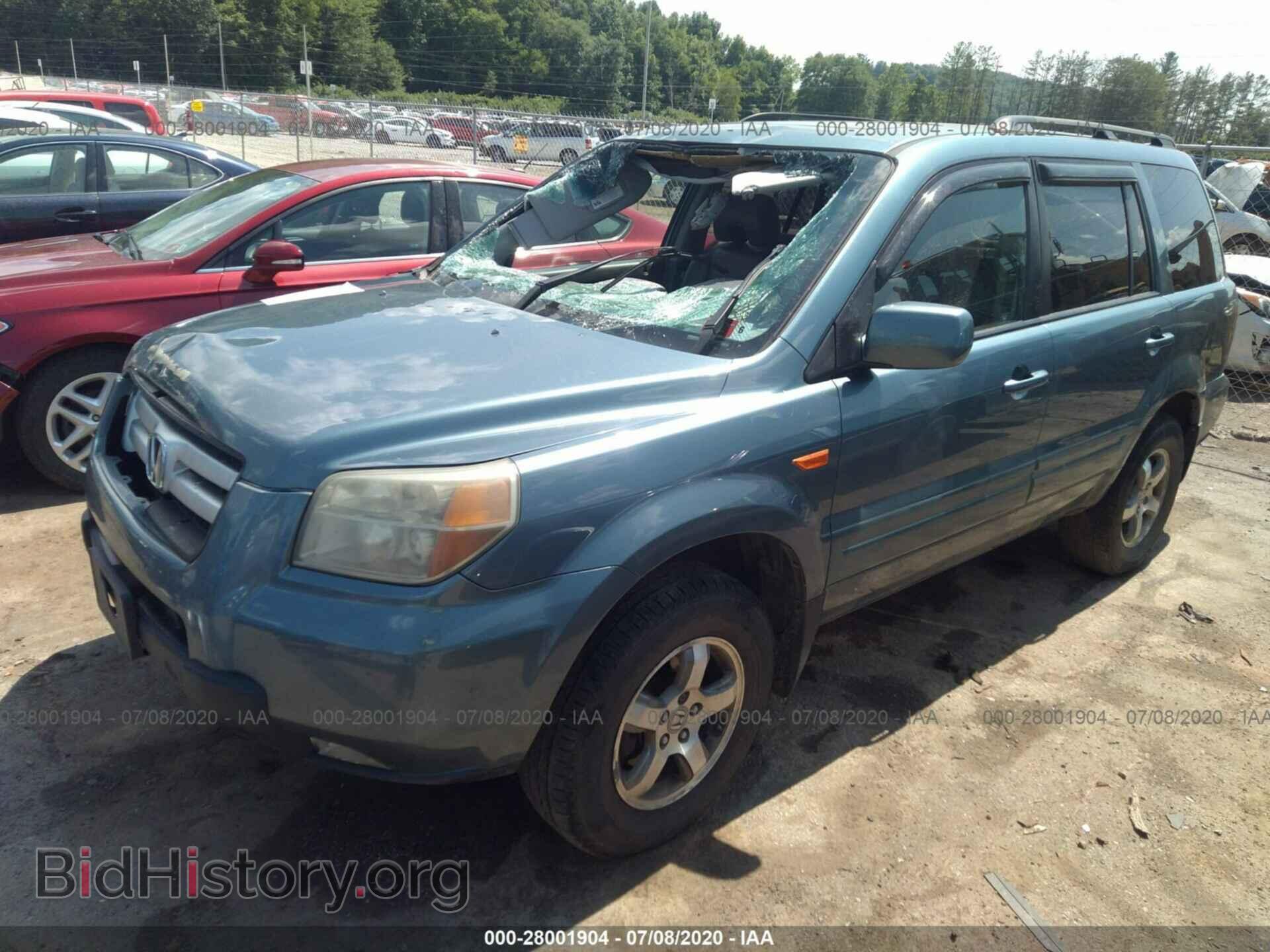 2006 HONDA PILOT - VIN: 5FNYF18706B002480 - Фото 2
