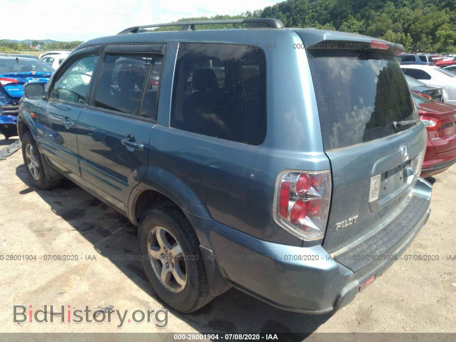2006 HONDA PILOT - VIN: 5FNYF18706B002480 - Фото 3