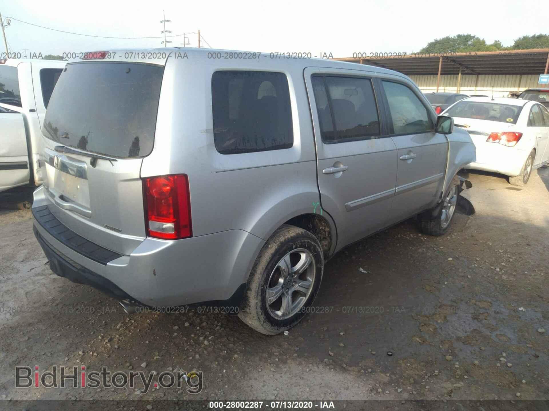 2013 HONDA PILOT - VIN: 5FNYF3H42DB017304 - Фото 4