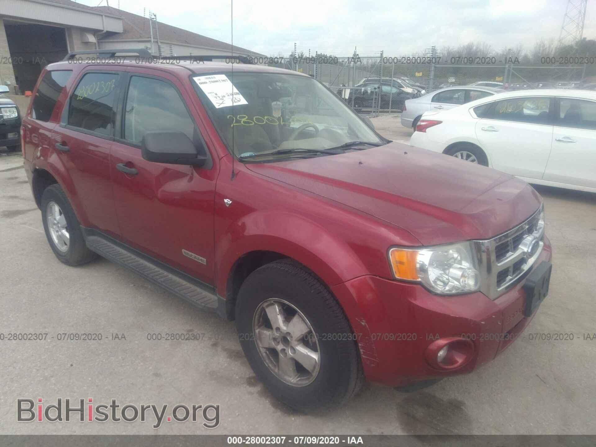 Фотография 1FMCU03108KB93574 - FORD ESCAPE 2008