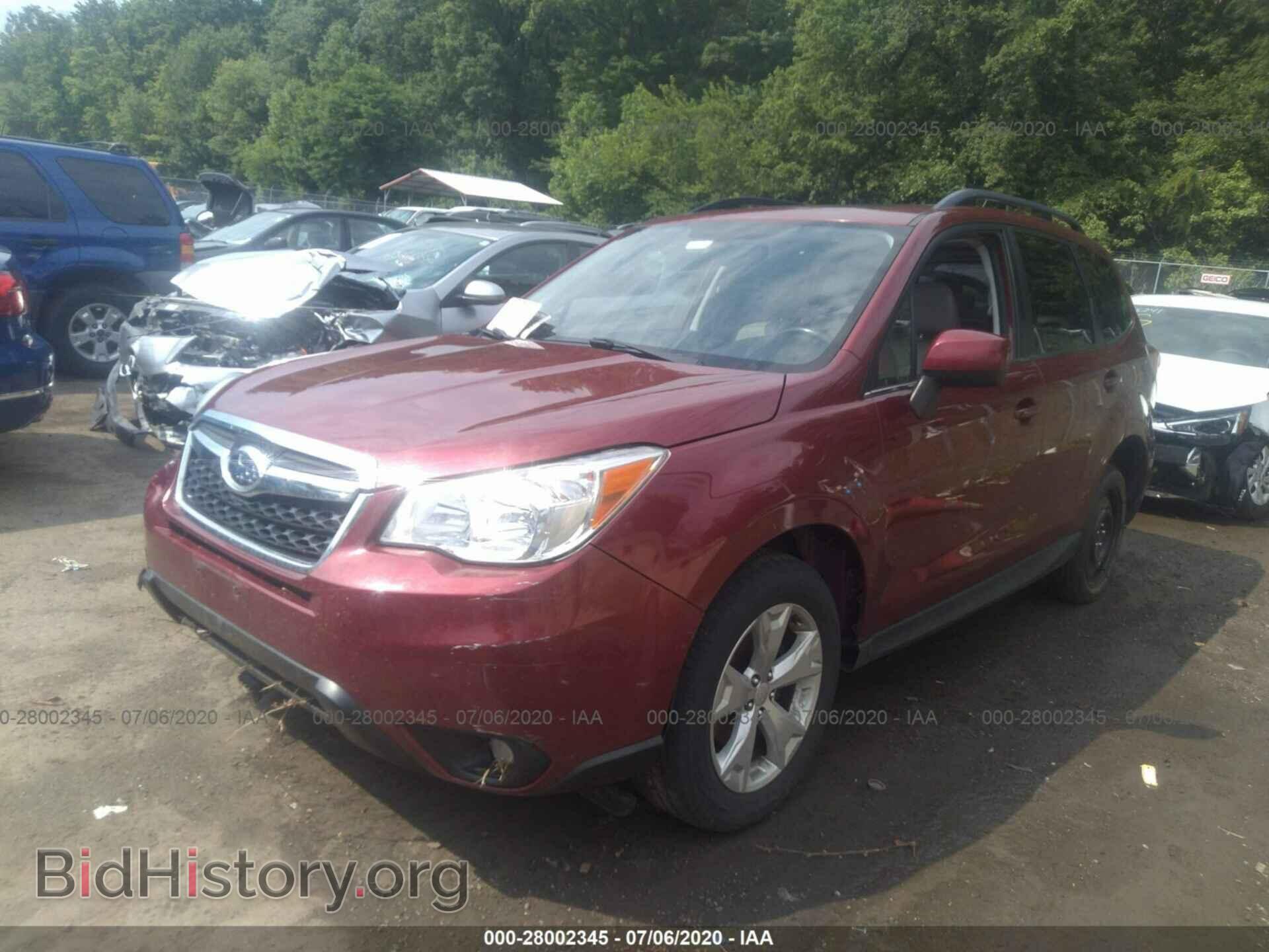 2014 SUBARU FORESTER - VIN: JF2SJAHC1EH409211 - Фото 2