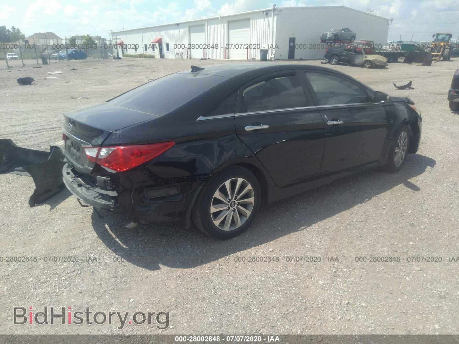 2014 HYUNDAI SONATA - VIN: 5NPEC4AC6EH855714 - Фото 4