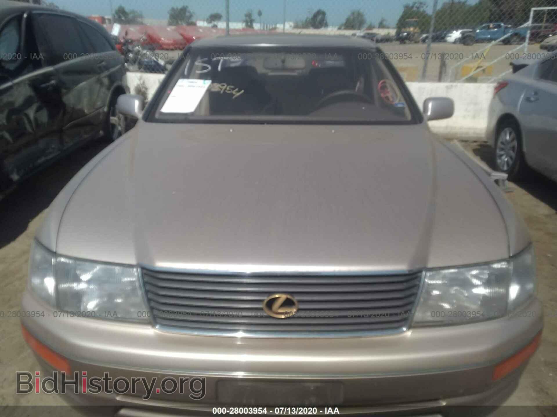 1996 LEXUS LS - VIN: JT8BH22F2T0063036 - Фото 6