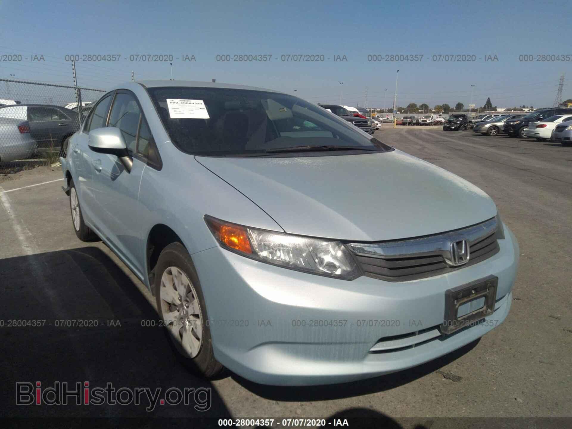 Фотография JHMFB2F5XCS005250 - HONDA CIVIC SDN 2012