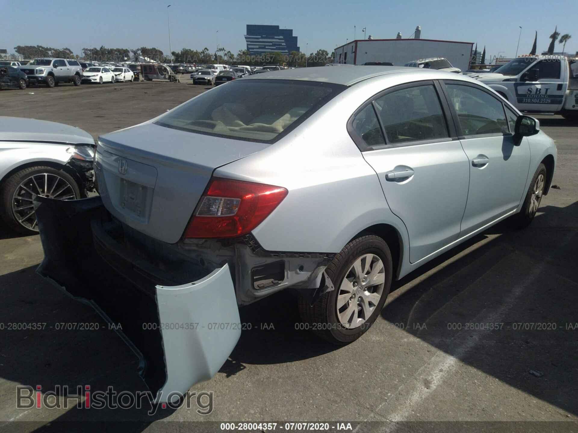 2012 HONDA CIVIC SDN - VIN: JHMFB2F5XCS005250 - Фото 4