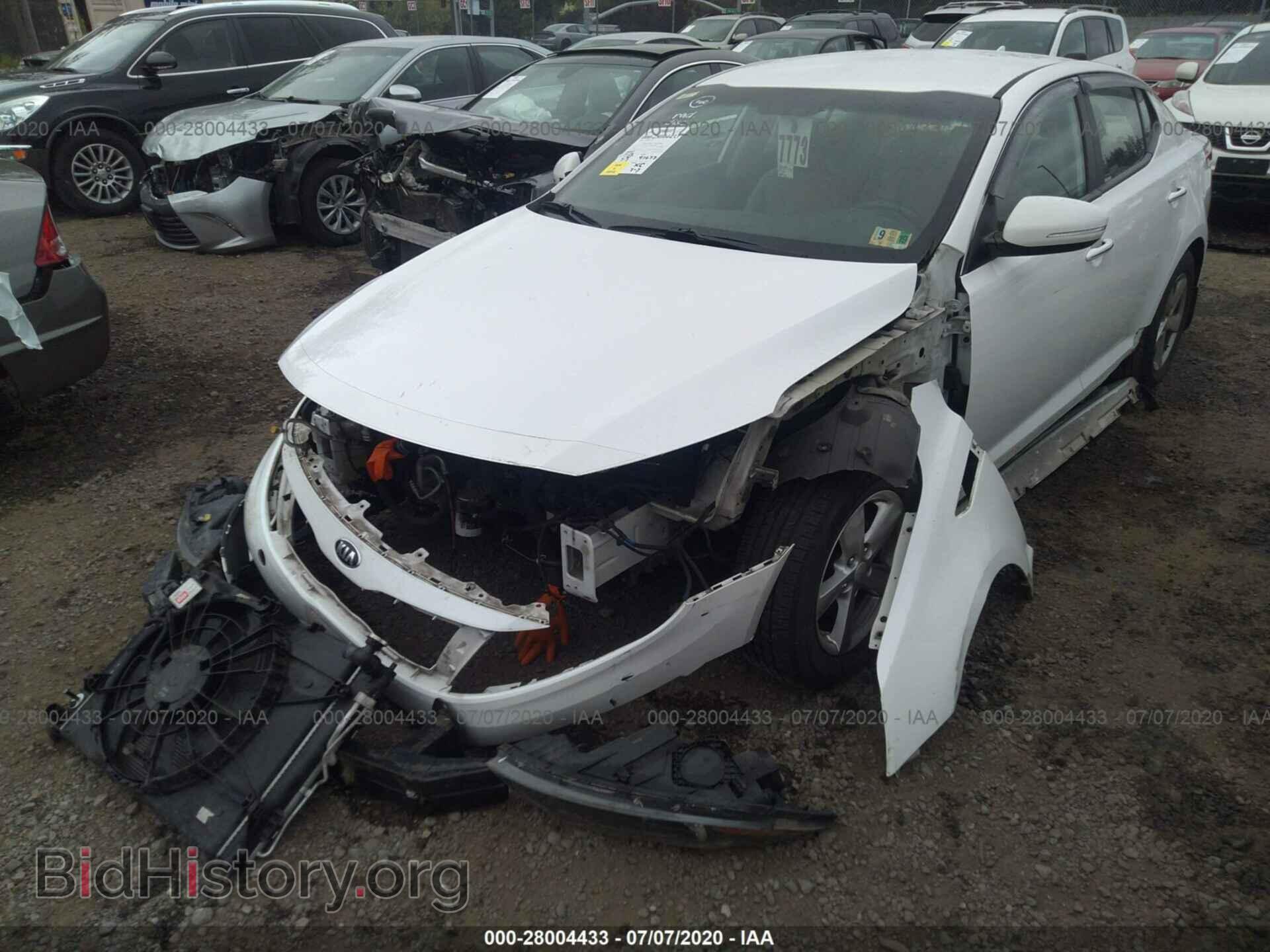 2015 KIA OPTIMA - VIN: KNAGM4A75F5592705 - Фото 2