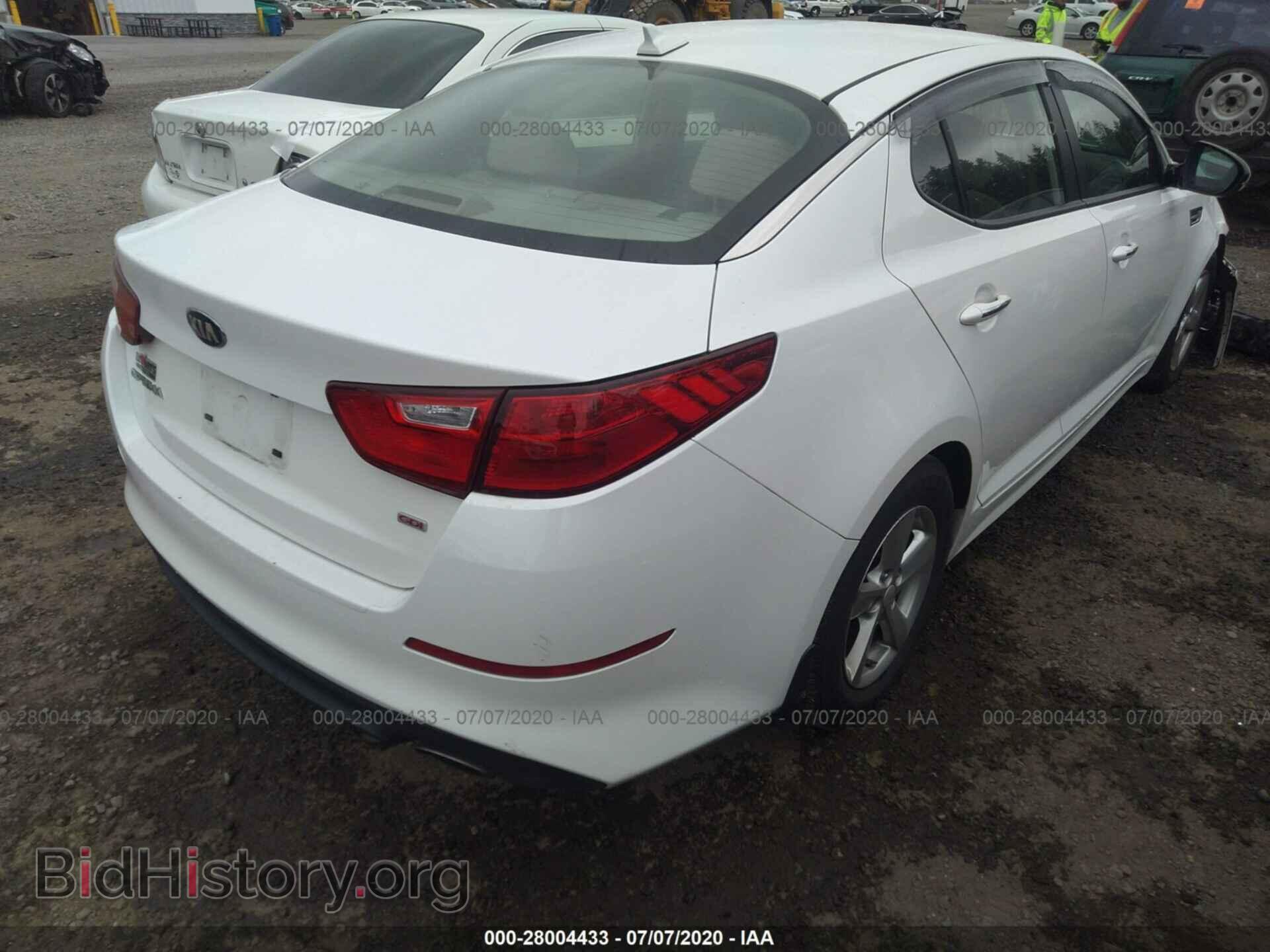 2015 KIA OPTIMA - VIN: KNAGM4A75F5592705 - Фото 4