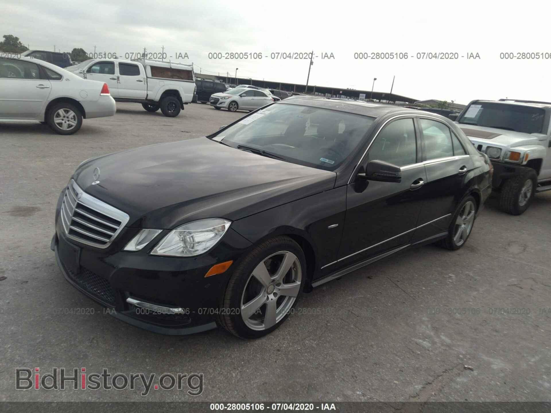 2012 MERCEDES-BENZ E - VIN: WDDHF5KB7CA655905 - Photo 2