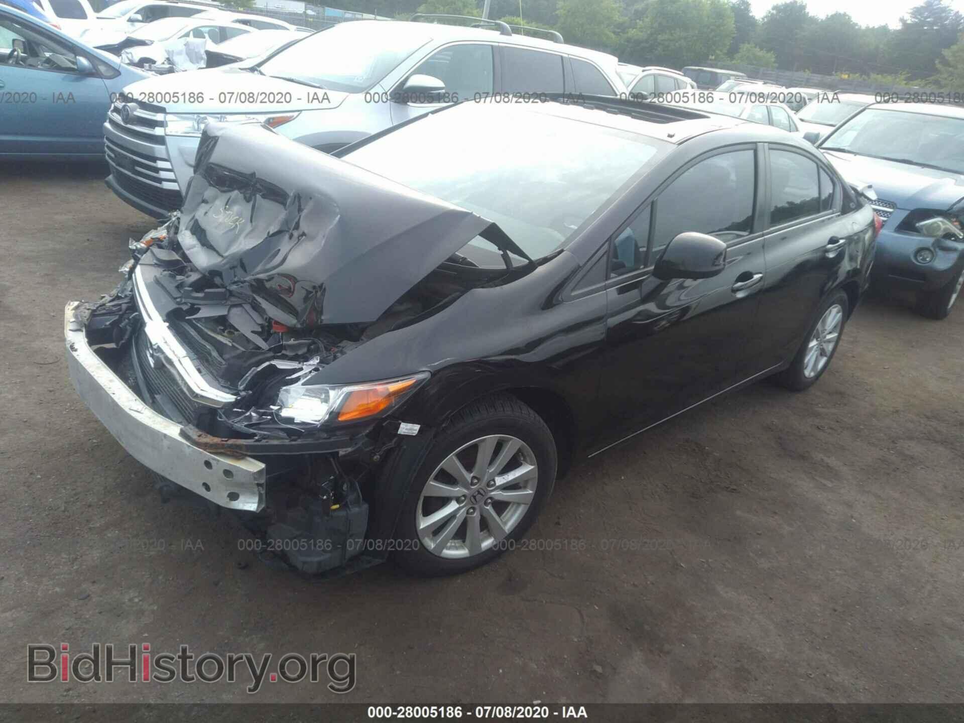2012 HONDA CIVIC SDN - VIN: 2HGFB2F86CH503689 - Фото 2