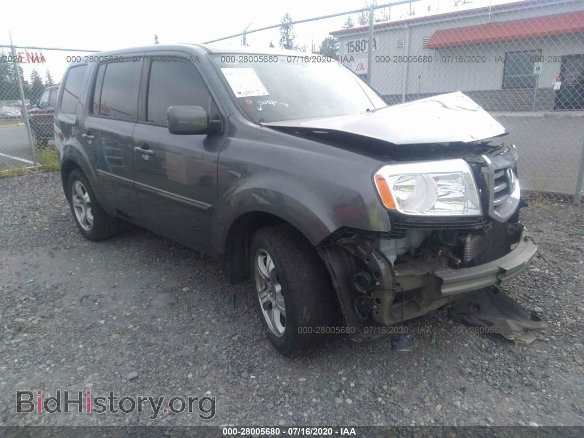 Photo 5FNYF4H50DB029630 - HONDA PILOT 2013