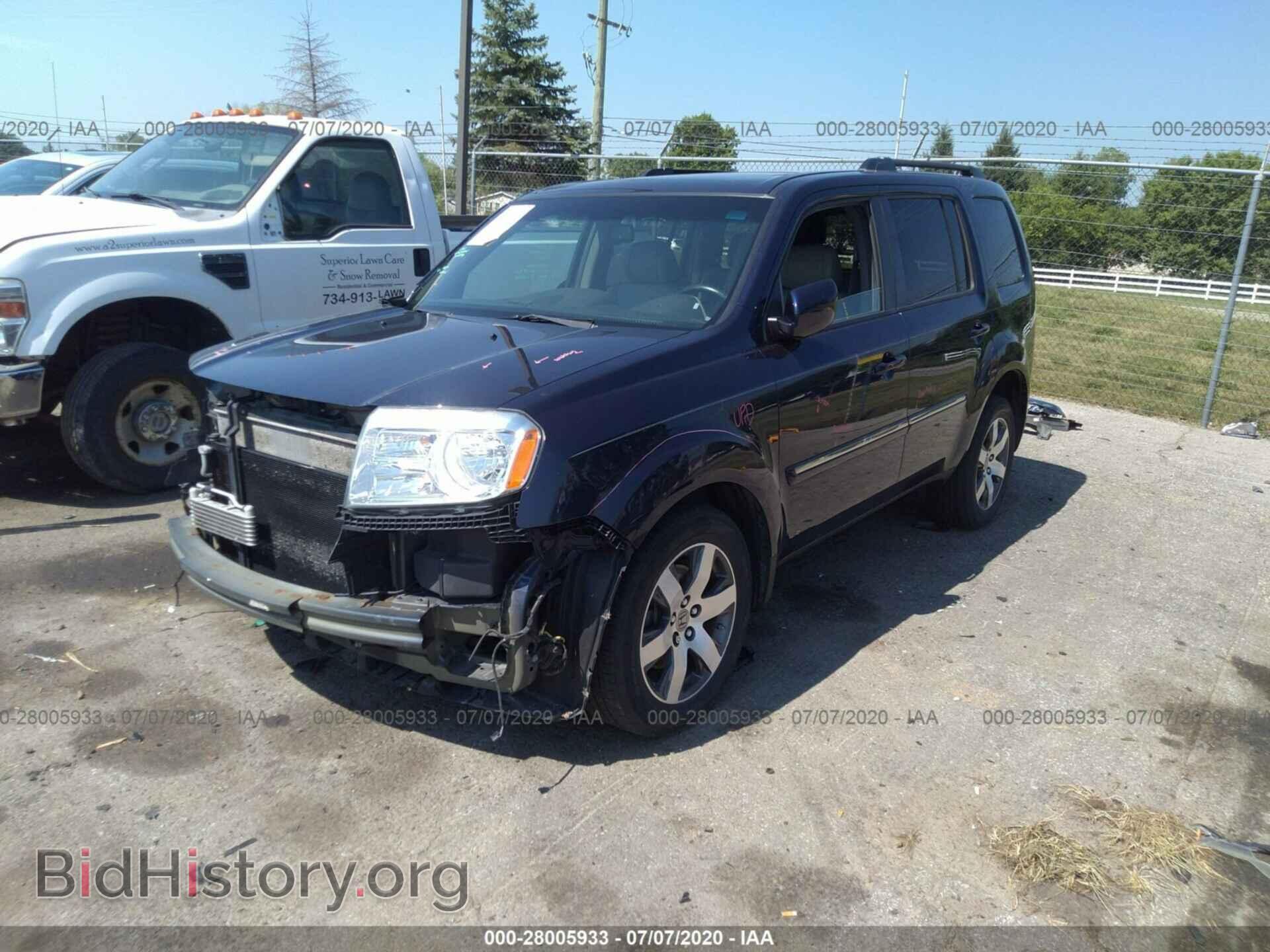 2013 HONDA PILOT - VIN: 5FNYF4H92DB024657 - Фото 2