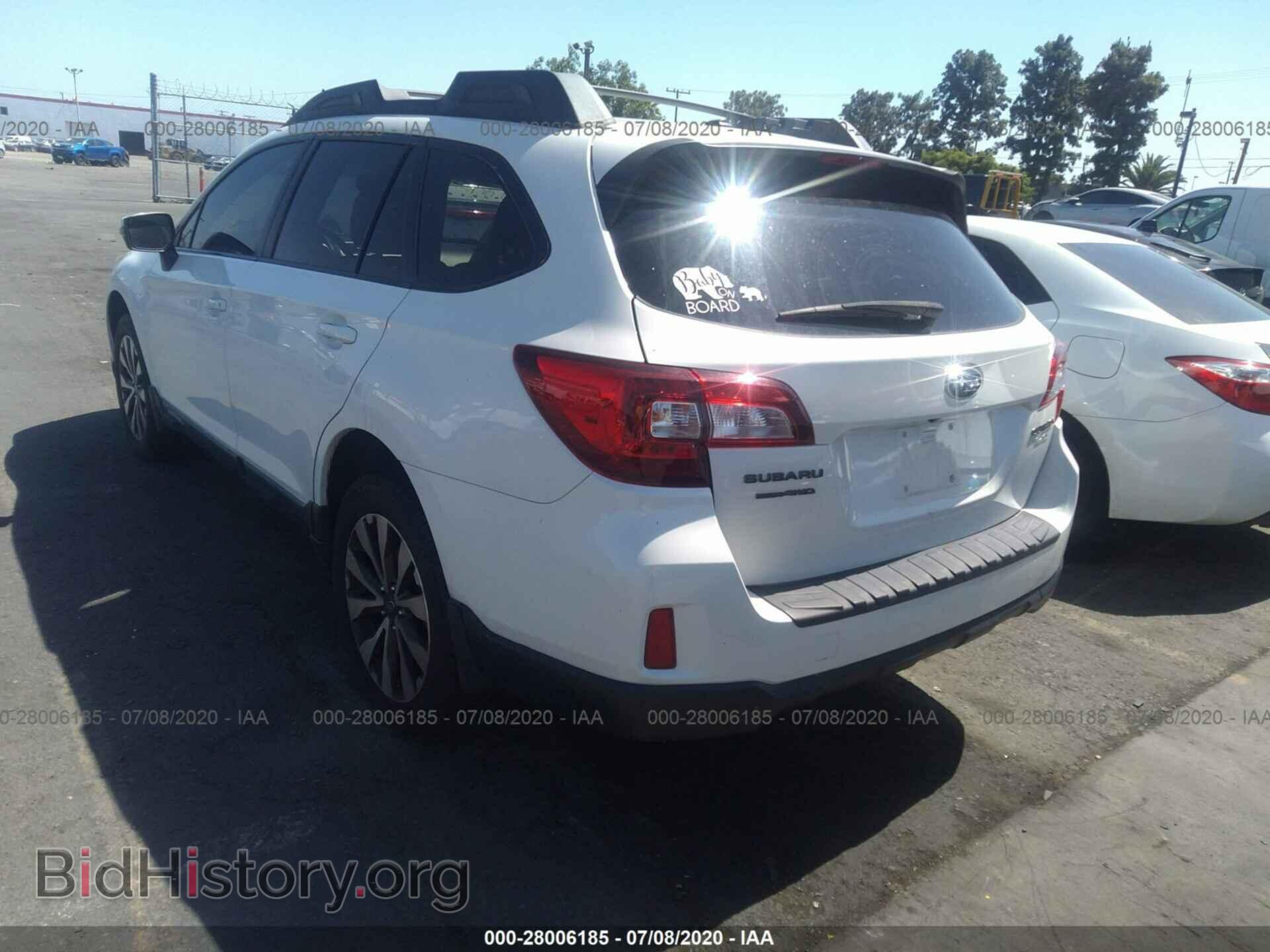 2015 SUBARU OUTBACK - VIN: 4S4BSALC8F3338585 - Фото 3