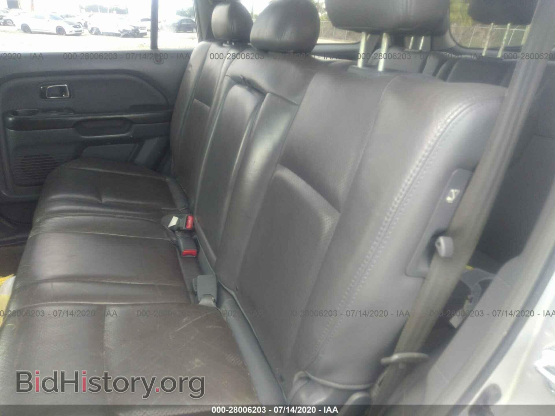 2005 HONDA PILOT - VIN: 2HKYF18585H572063 - Фото 8