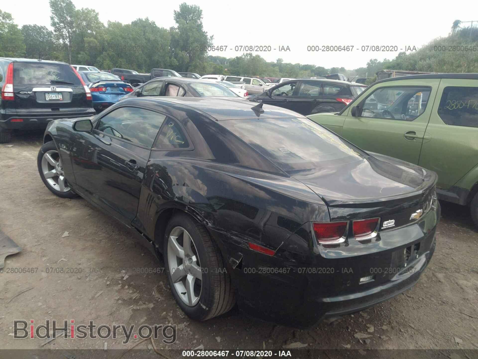 2012 CHEVROLET CAMARO - VIN: 2G1FC1E36C9100892 - Фото 3