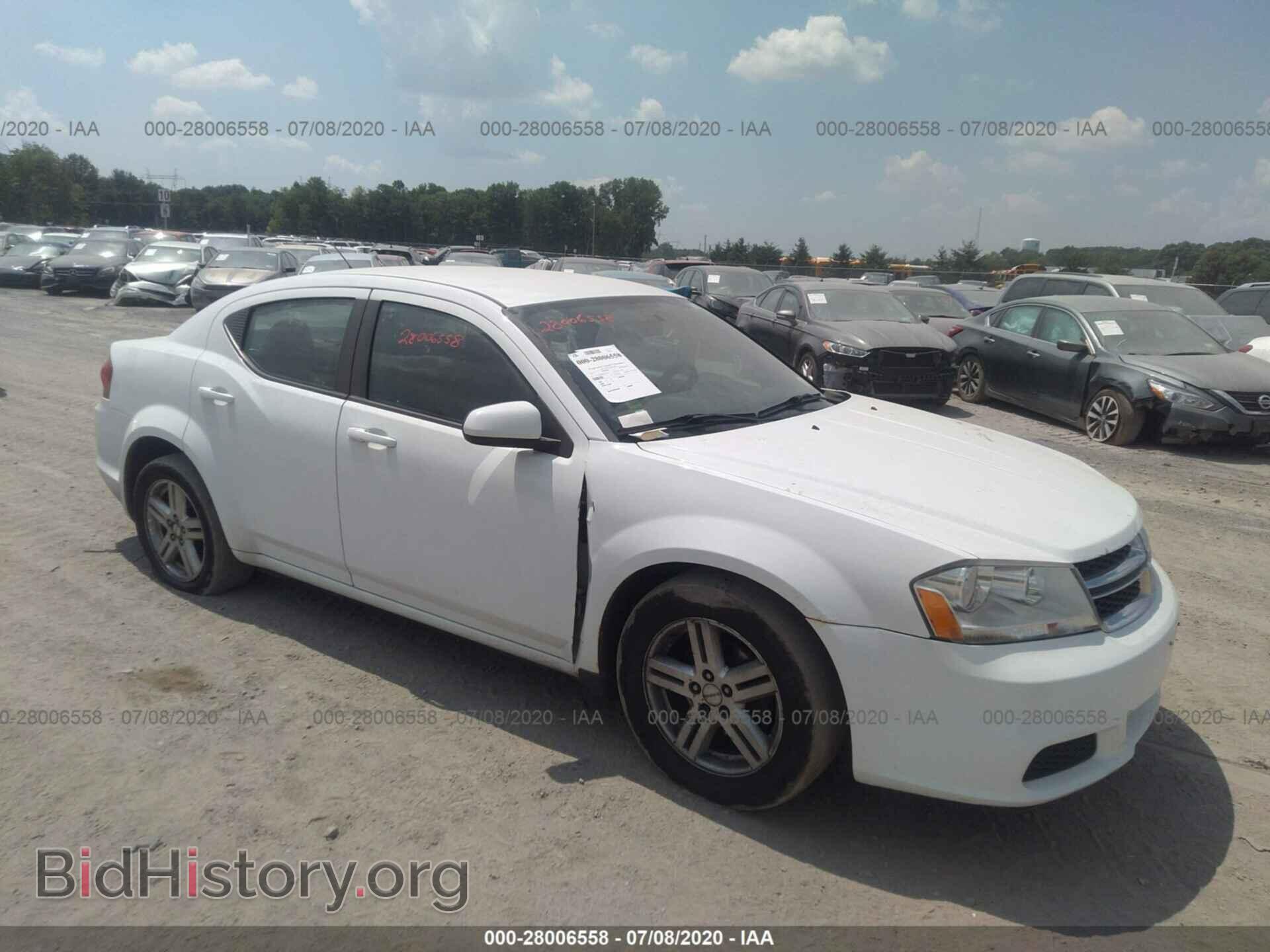 Photo 1C3CDZCB6CN193141 - DODGE AVENGER 2012