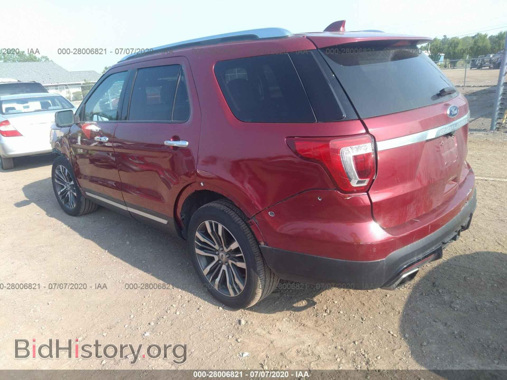 2016 FORD EXPLORER - VIN: 1FM5K8HTXGGC03830 - Photo 3