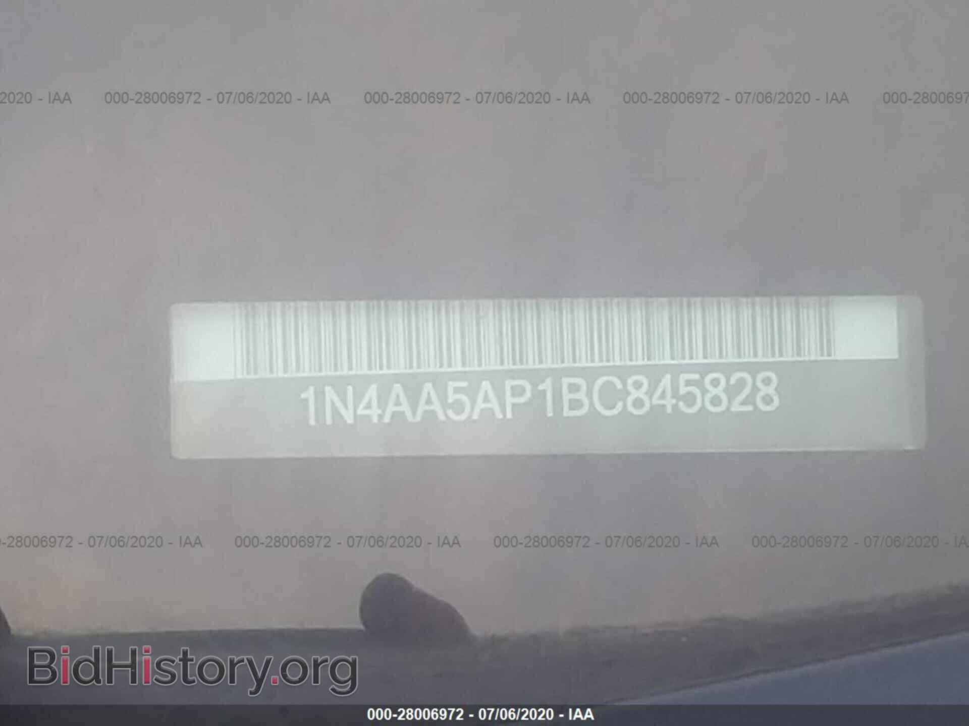 2011 NISSAN MAXIMA - VIN: 1N4AA5AP1BC845828 - Фото 9
