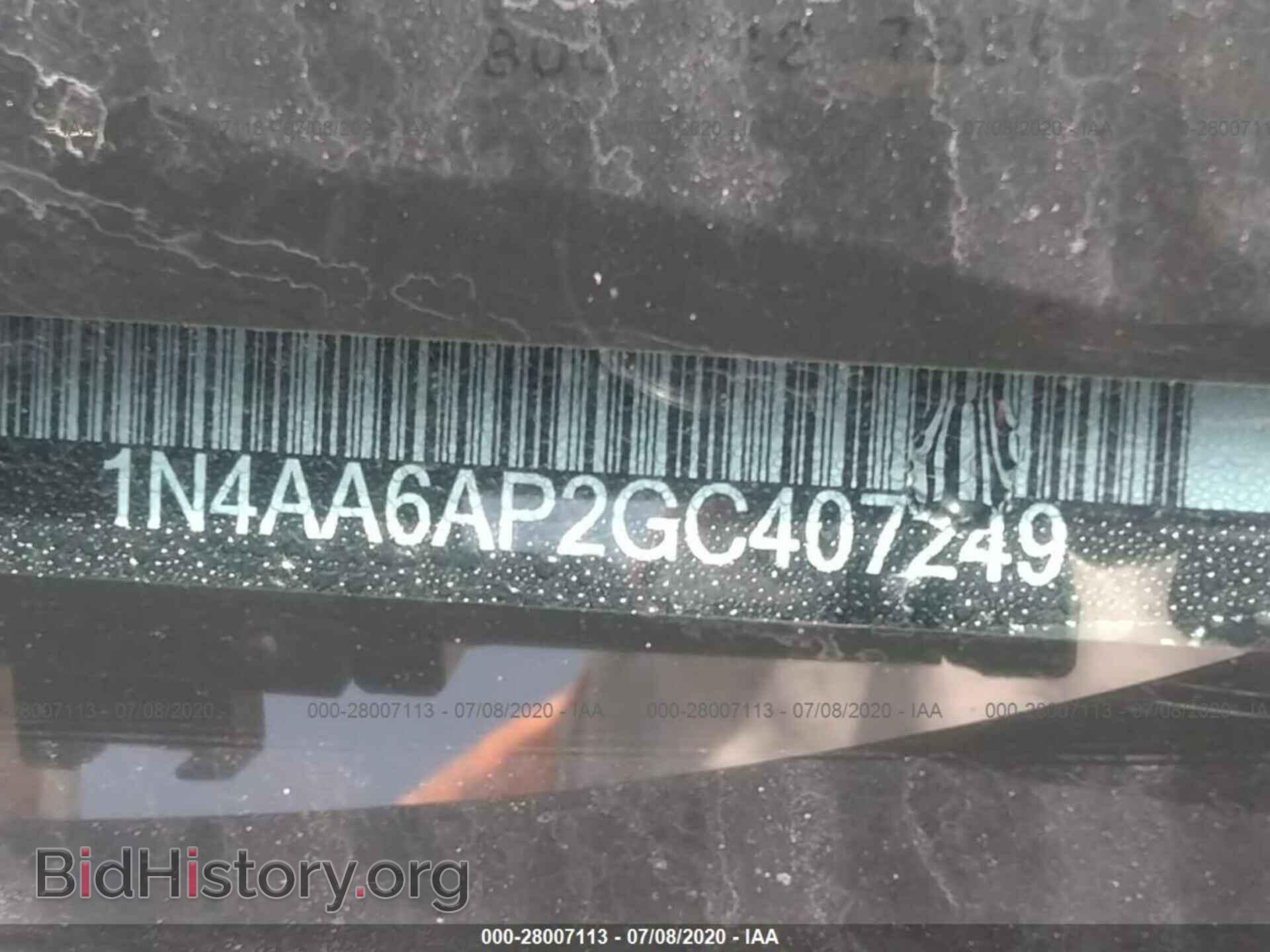 2016 NISSAN MAXIMA - VIN: 1N4AA6AP2GC407249 - Фото 9