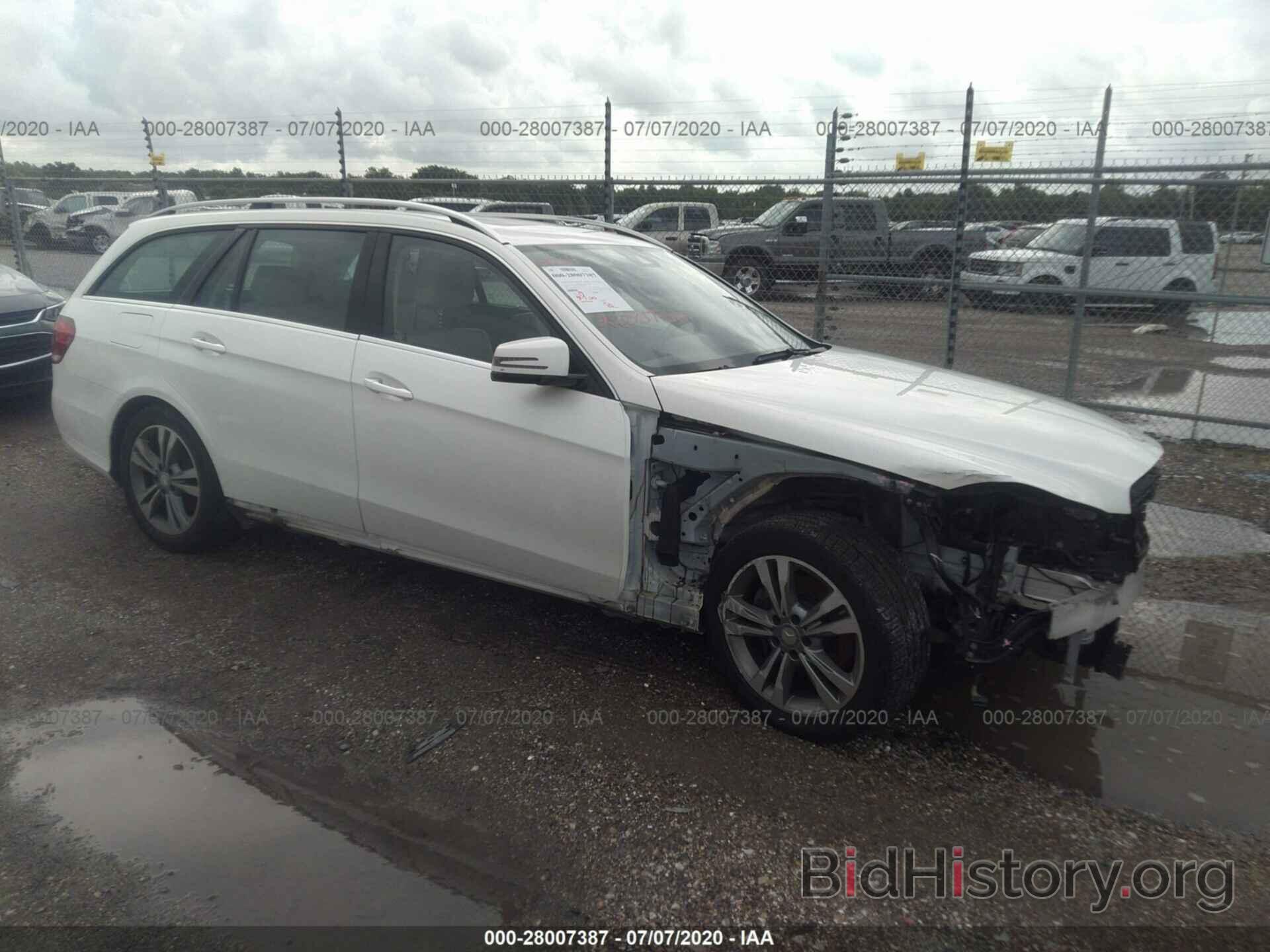 Photo WDDHH8JB1EA815227 - MERCEDES-BENZ E 2014