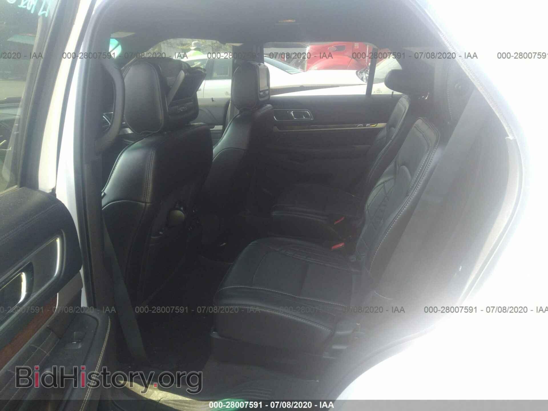 2016 FORD EXPLORER - VIN: 1FM5K8HTXGGC65521 - Фото 8