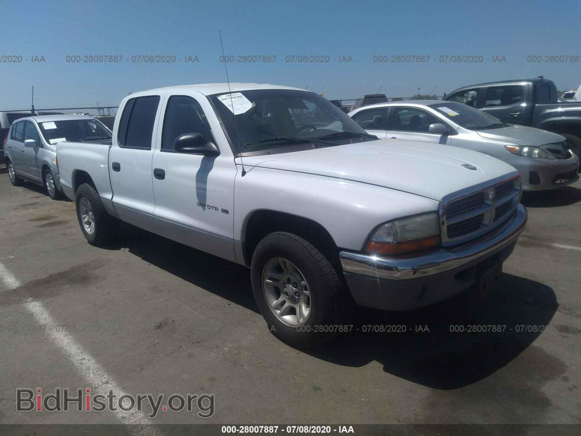 Photo 1B7HL2AX71S289482 - DODGE DAKOTA 2001