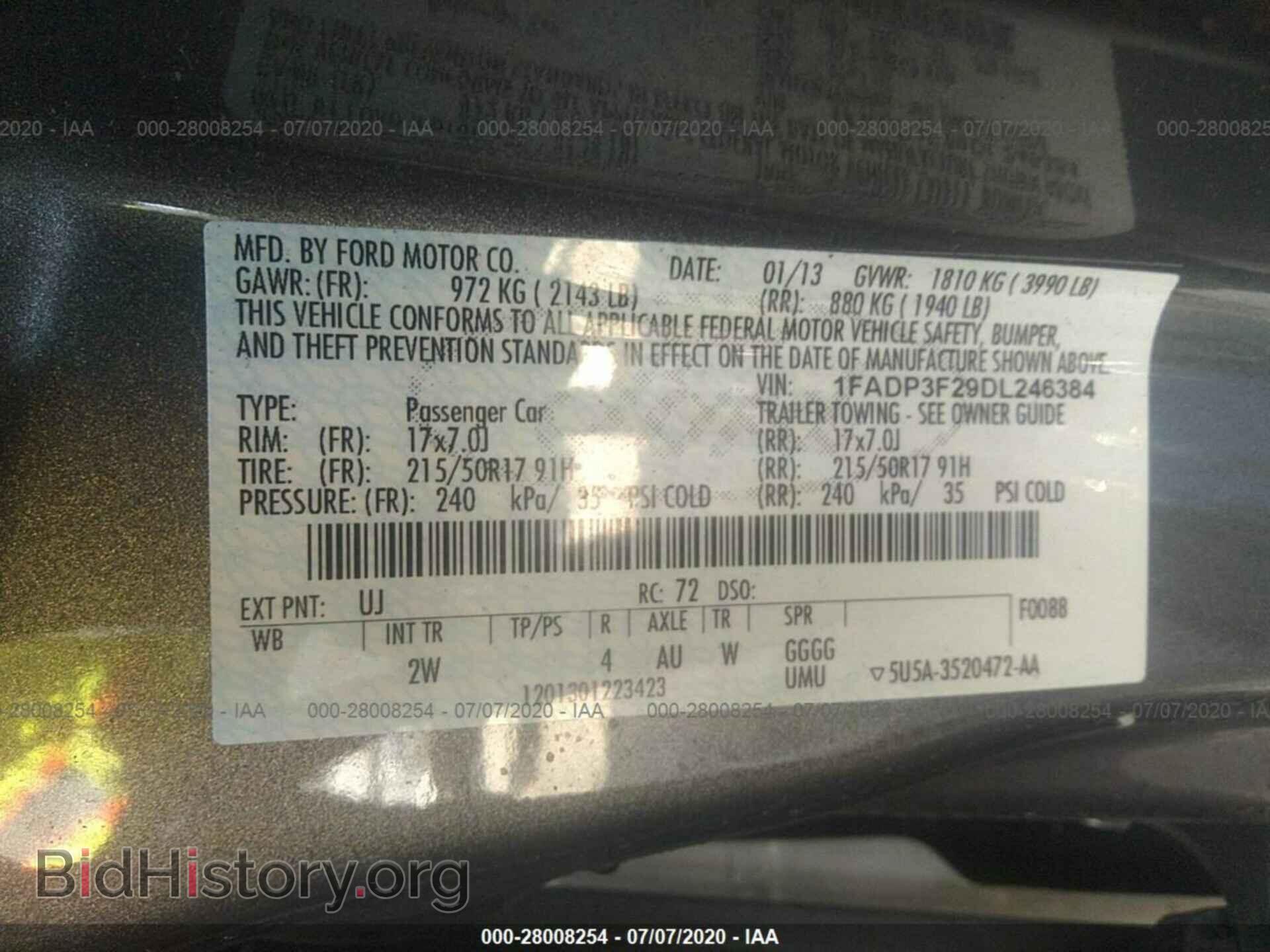 2013 FORD FOCUS - VIN: 1FADP3F29DL246384 - Photo 9