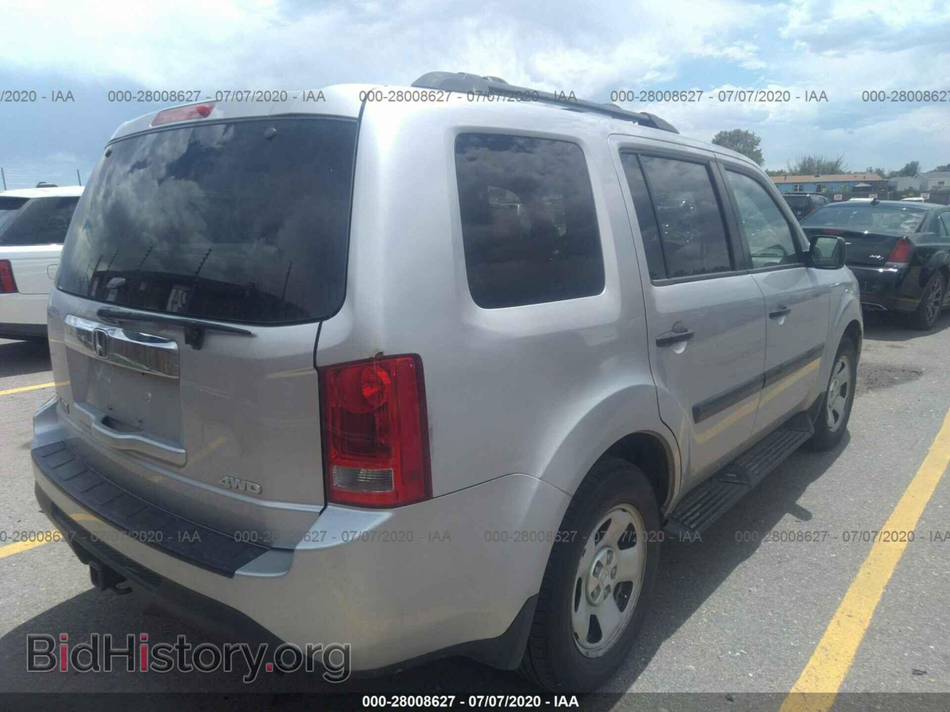 2012 HONDA PILOT - VIN: 5FNYF4H20CB001945 - Photo 4