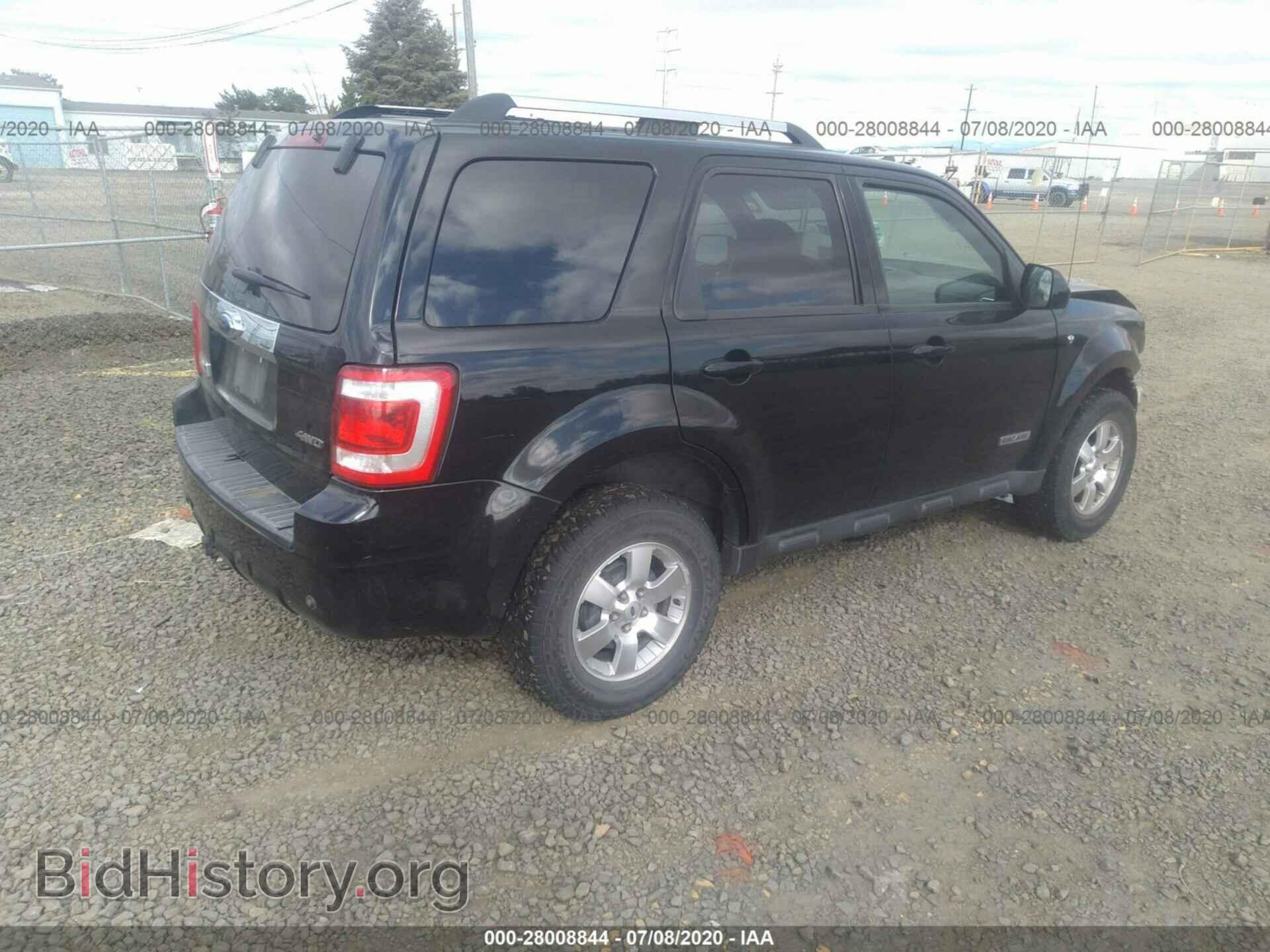 2008 FORD ESCAPE - VIN: 1FMCU94128KC82632 - Фото 4
