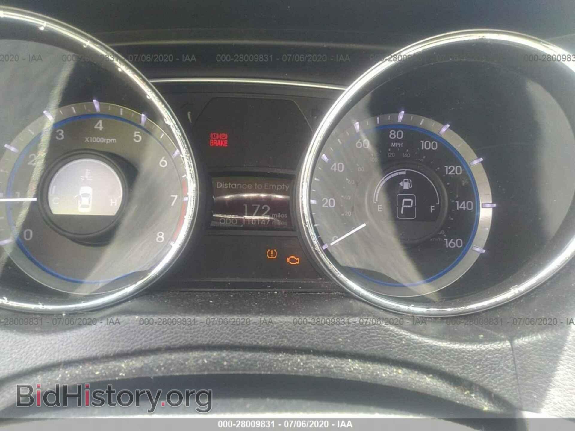 2014 HYUNDAI SONATA - VIN: 5NPEB4AC2EH841120 - Фото 7