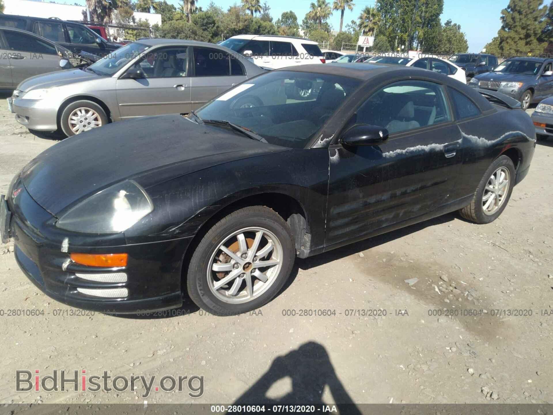 2001 MITSUBISHI ECLIPSE - VIN: 4A3AC44G61E024105 - Фото 2