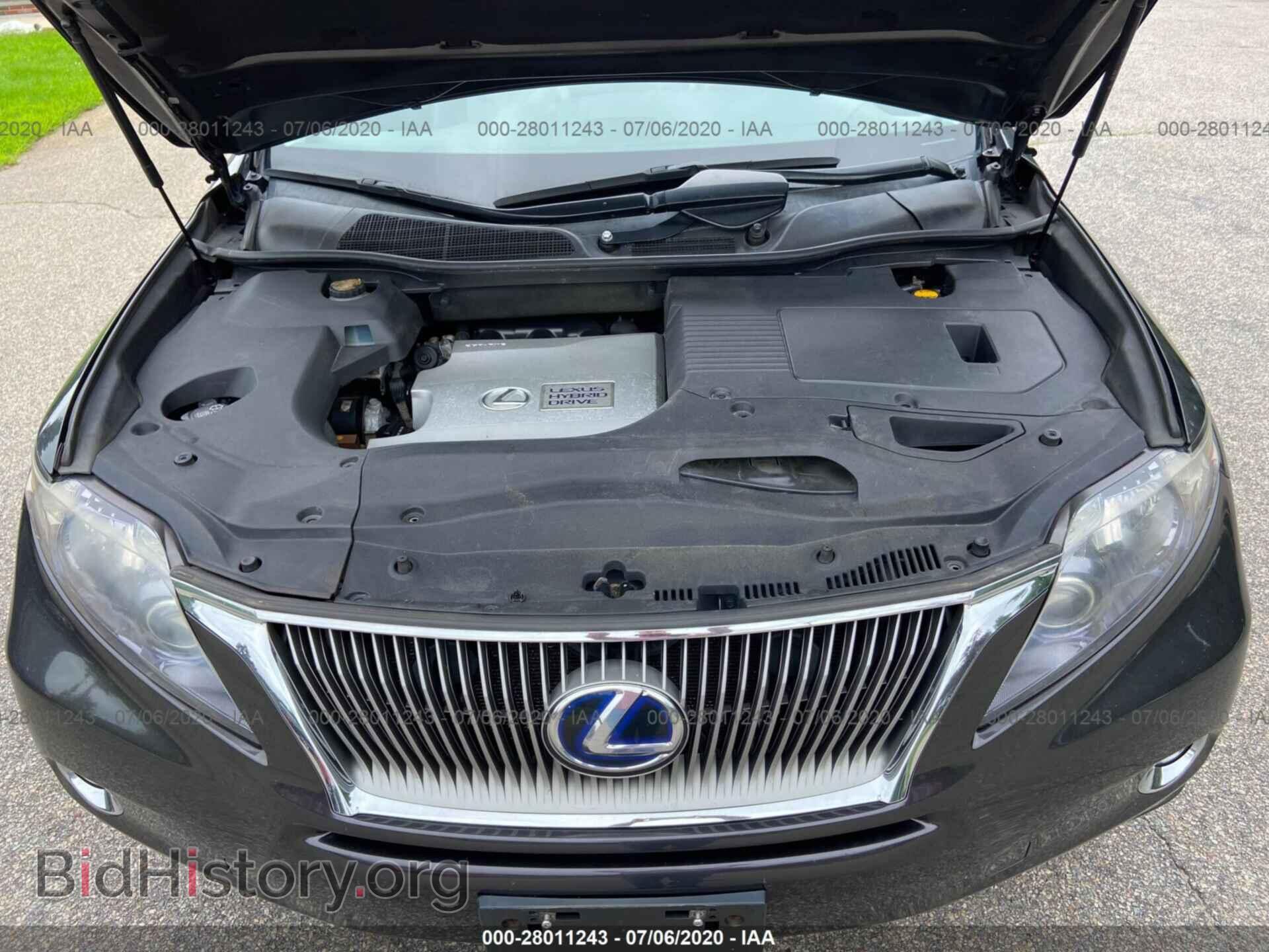 2010 LEXUS RX 450H - VIN: JTJBC1BA8A2014582 - Фото 10