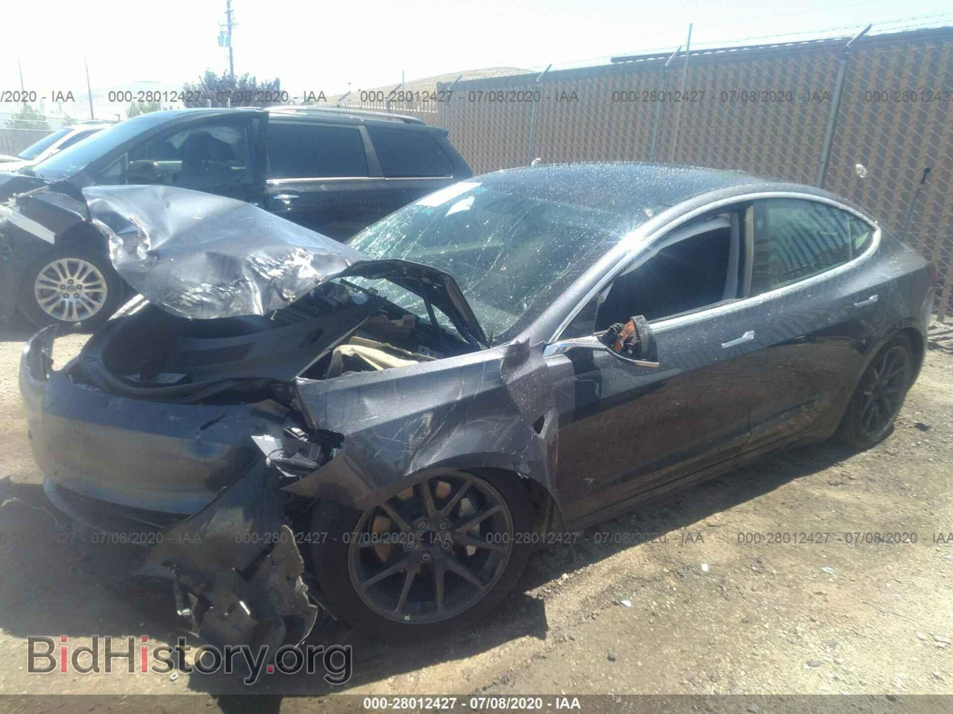 2019 TESLA MODEL 3 - VIN: 5YJ3E1EA6KF308123 - Фото 2