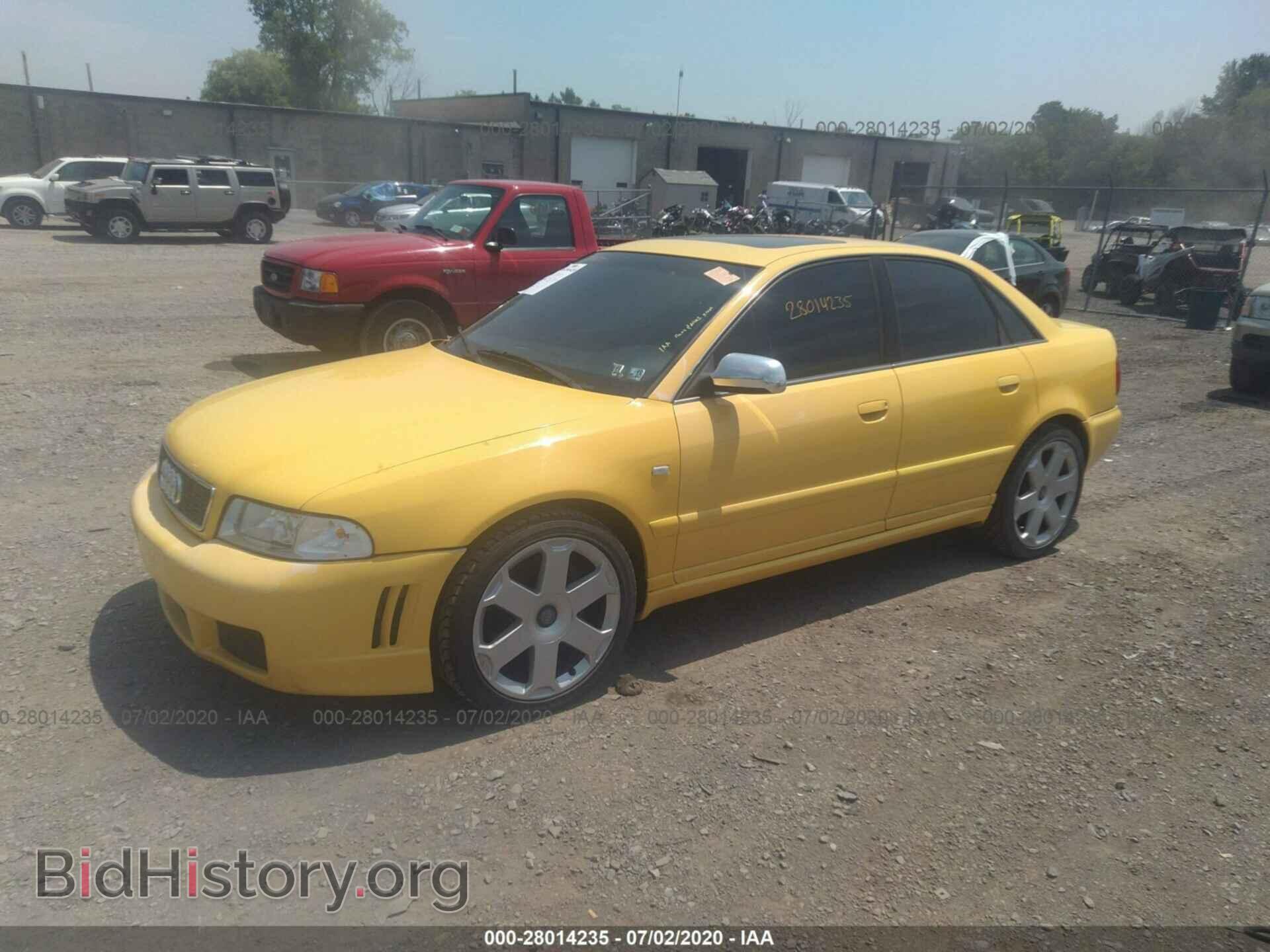 2000 AUDI S4 - VIN: WAUDD68D1YA094005 - Фото 2