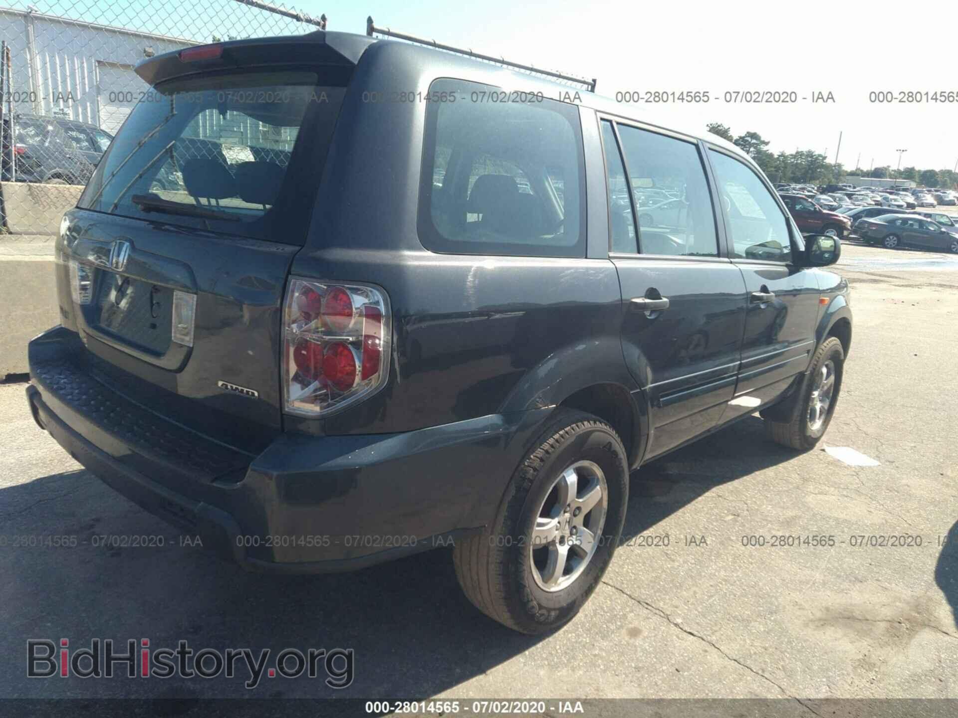 2006 HONDA PILOT - VIN: 2HKYF18136H514327 - Фото 4