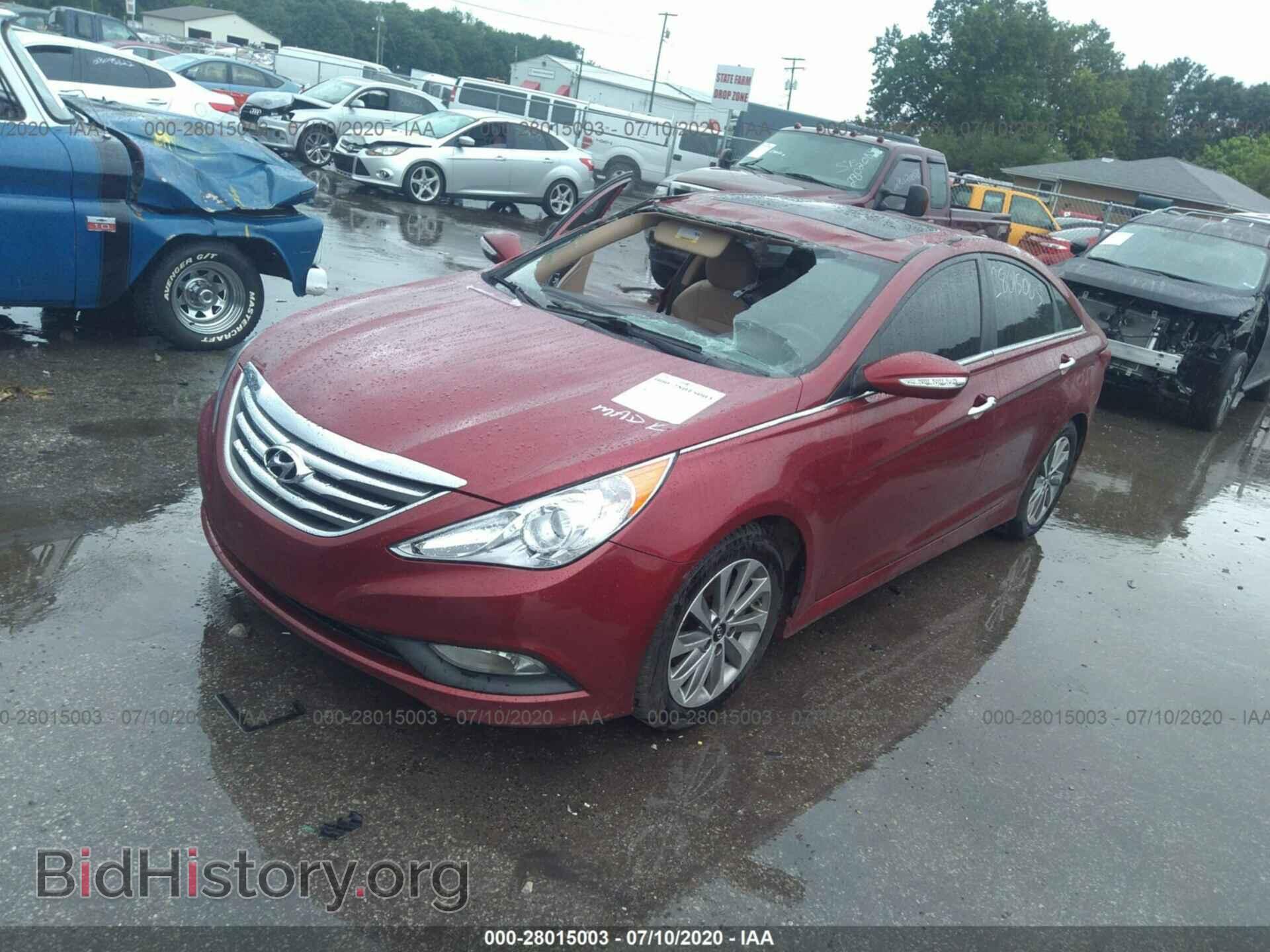 2014 HYUNDAI SONATA - VIN: 5NPEC4AC3EH872275 - Photo 2