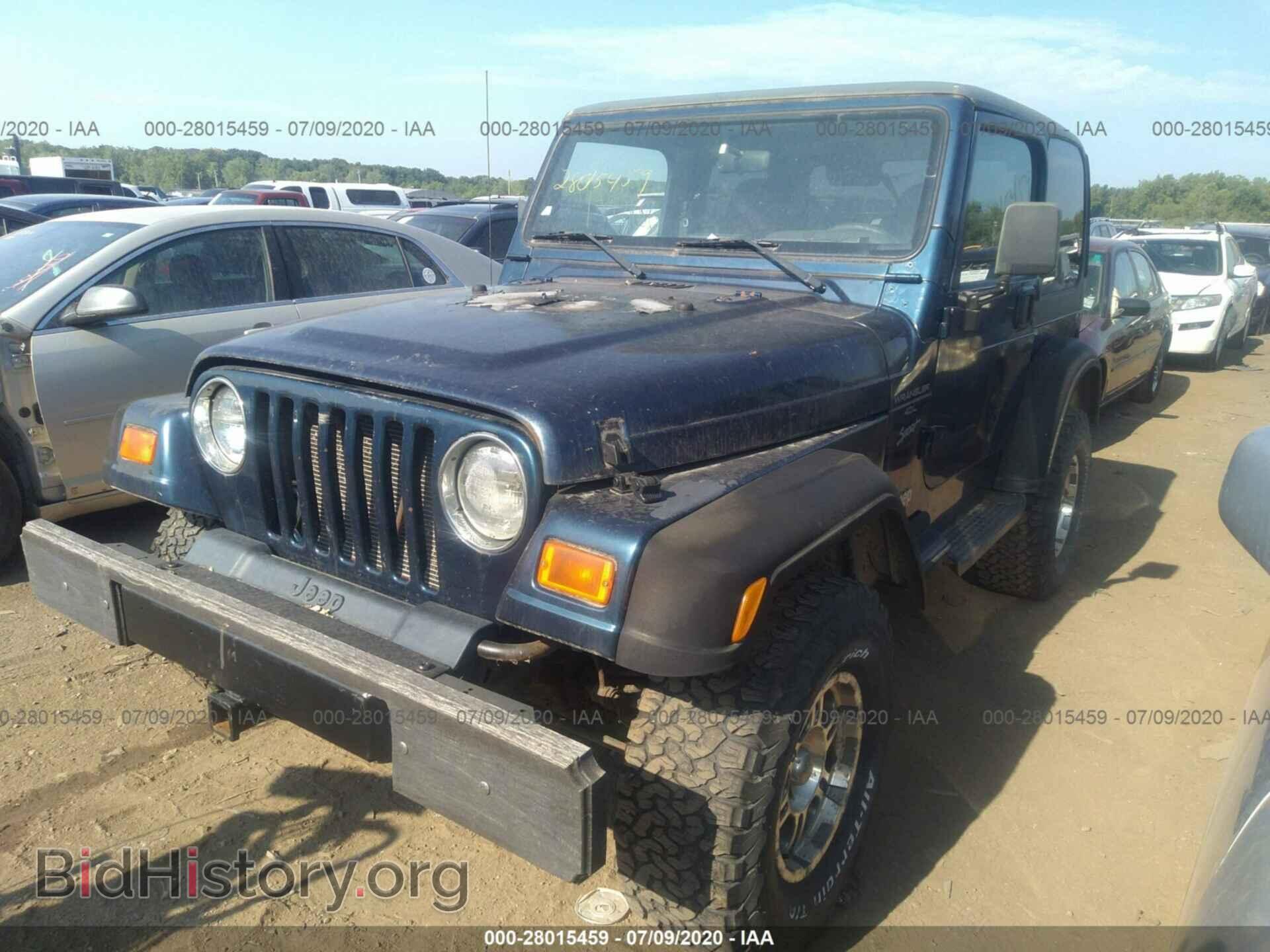 2000 JEEP WRANGLER - VIN: 1J4FA49S2YP741301 - Фото 2