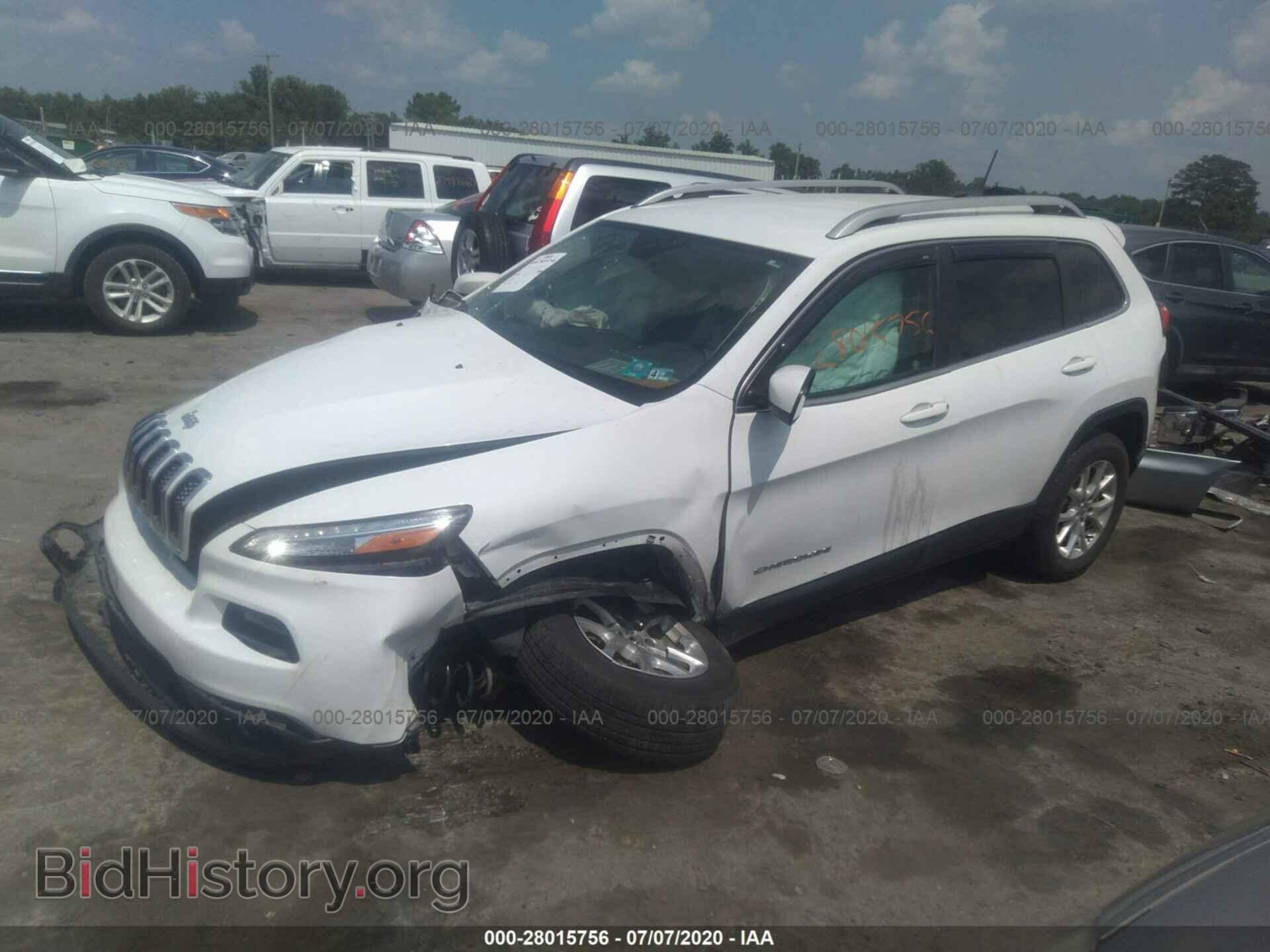 2016 JEEP CHEROKEE - VIN: 1C4PJMCB7GW195280 - Фото 2
