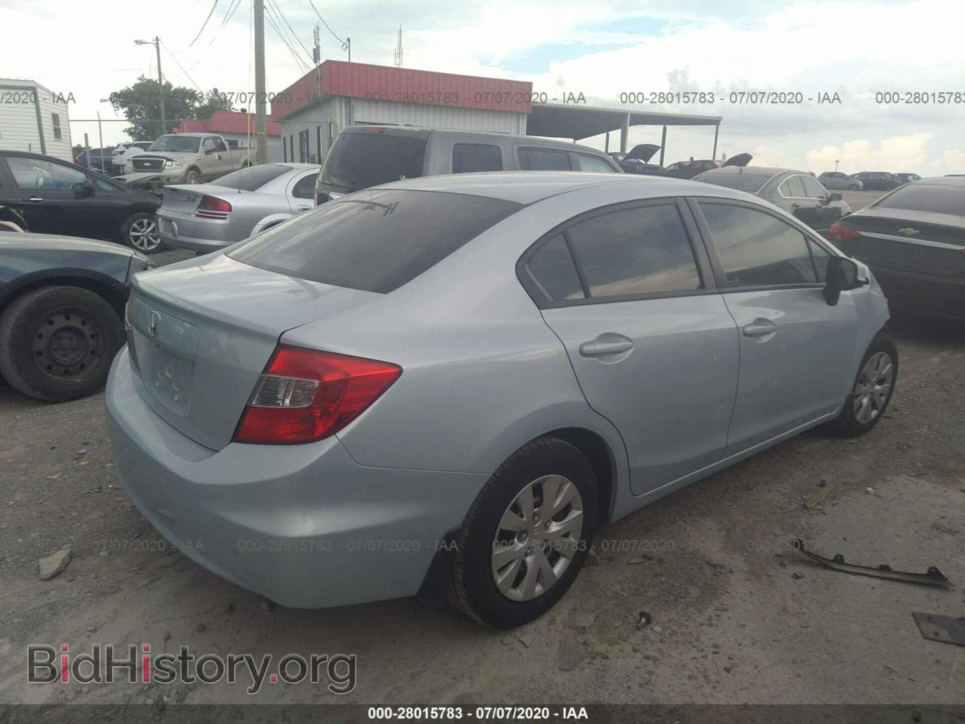 2012 HONDA CIVIC SDN - VIN: JHMFB2F55CS001946 - Фото 4