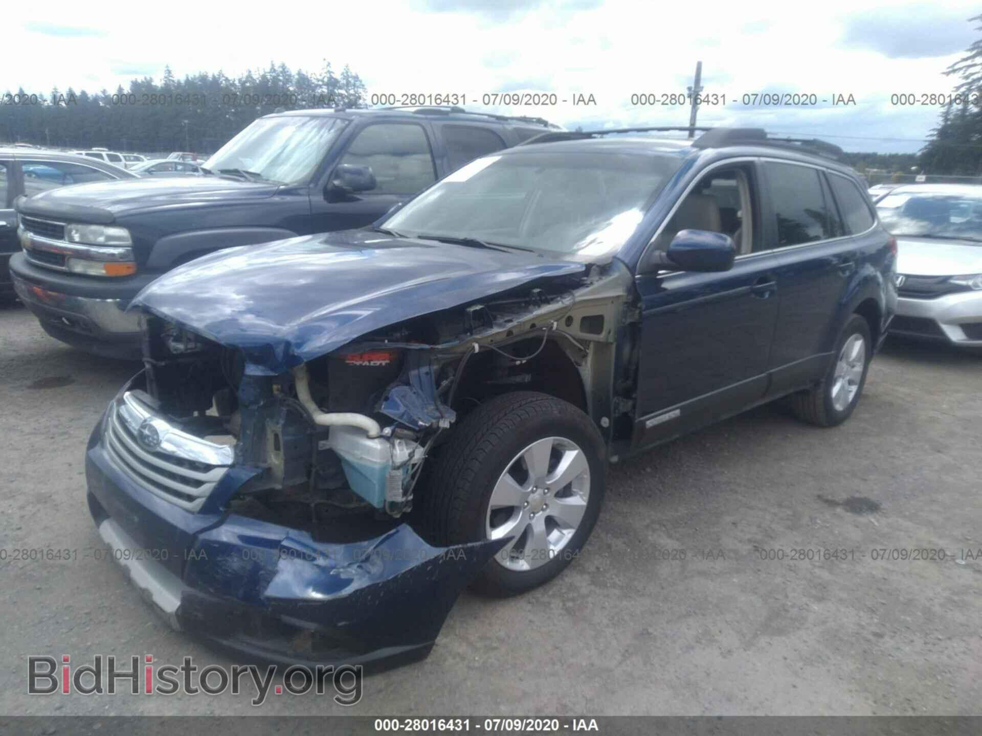2011 SUBARU OUTBACK - VIN: 4S4BRBKCXB3340741 - Фото 2