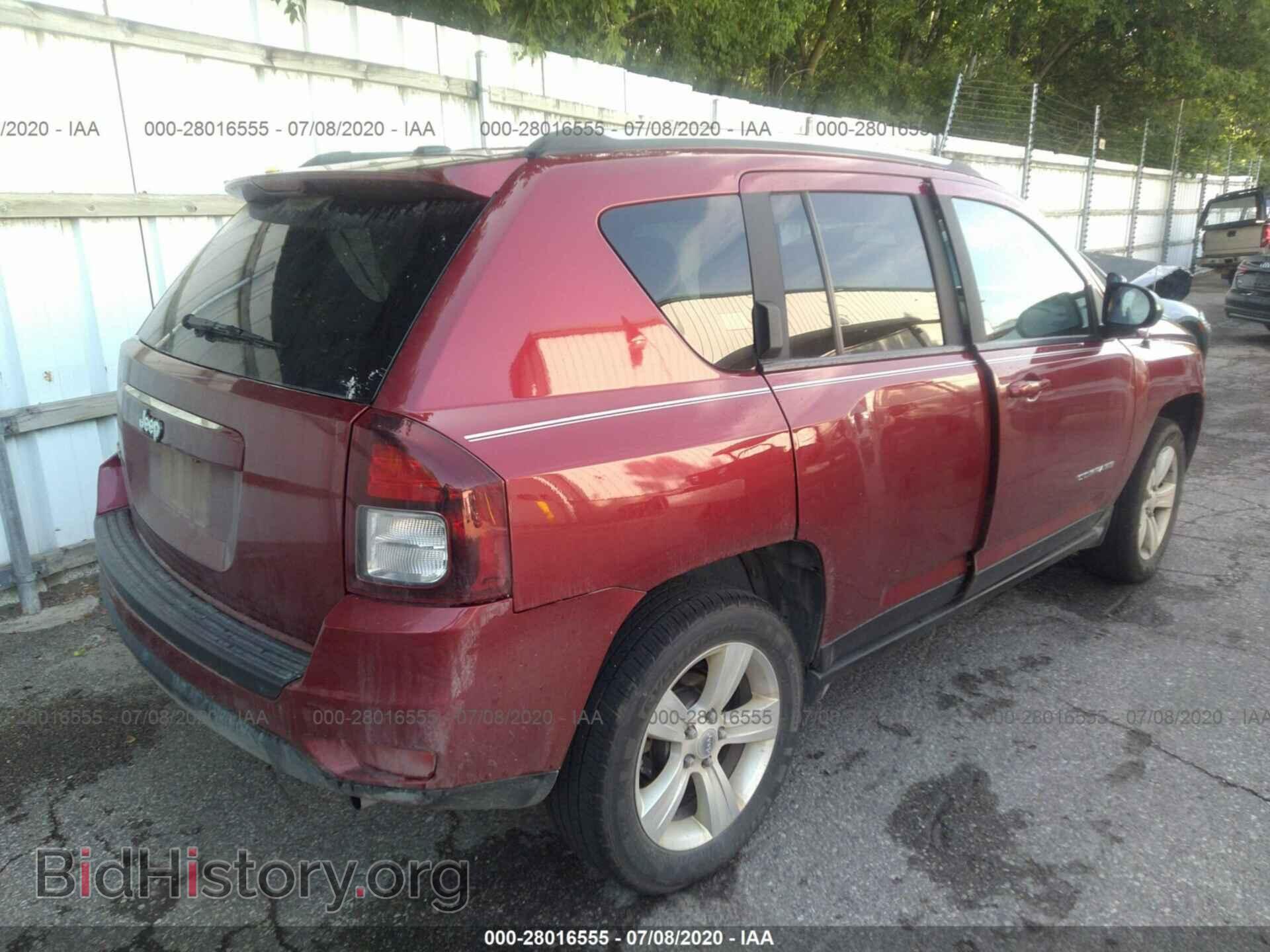 2016 JEEP COMPASS - VIN: 1C4NJDBB9GD566282 - Фото 4