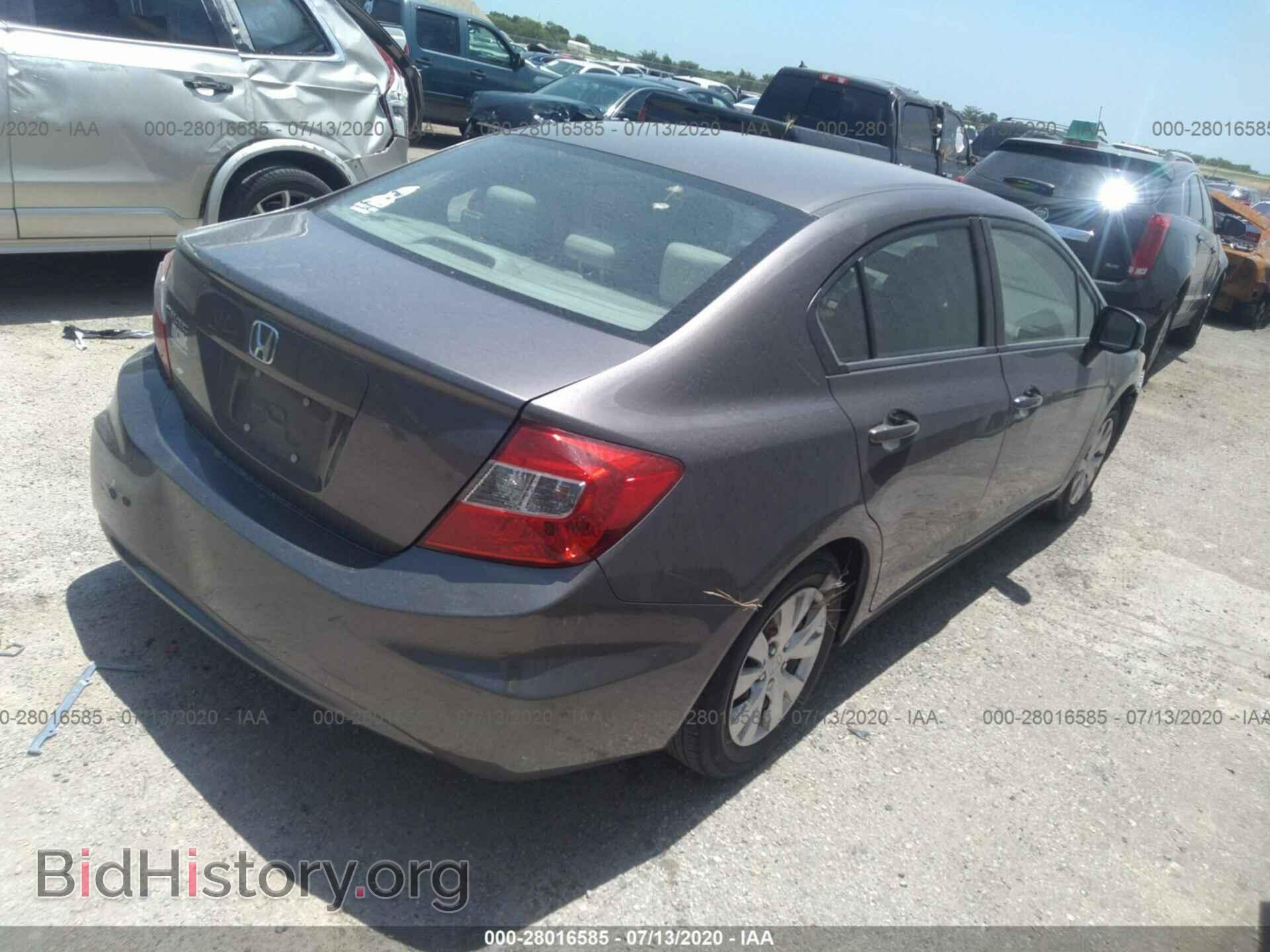 2012 HONDA CIVIC SDN - VIN: 19XFB2F55CE362159 - Фото 4