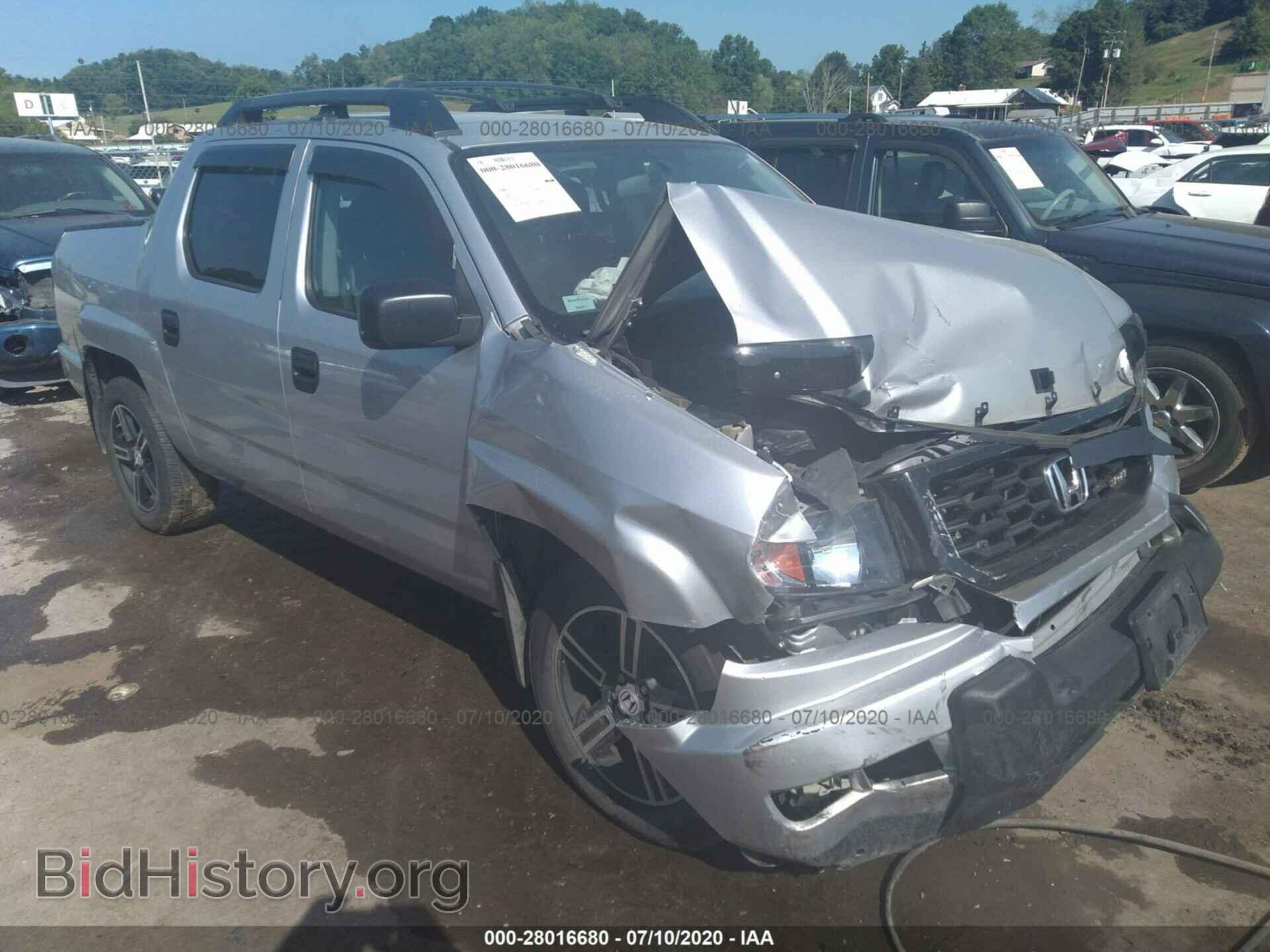 Photo 5FPYK1F72EB005188 - HONDA RIDGELINE 2014