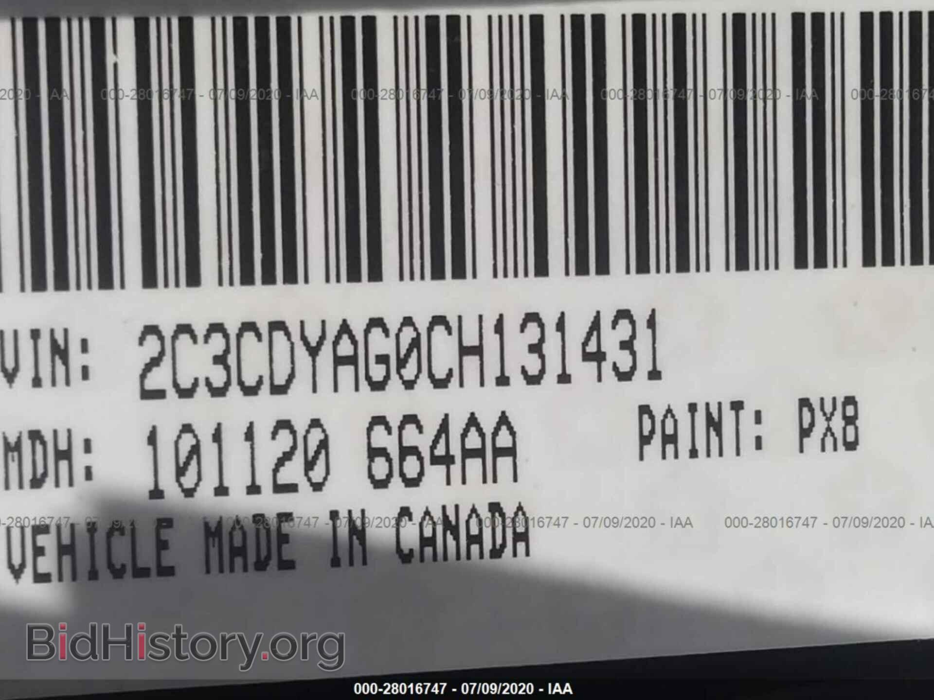 2012 DODGE CHALLENGER - VIN: 2C3CDYAG0CH131431 - Photo 9