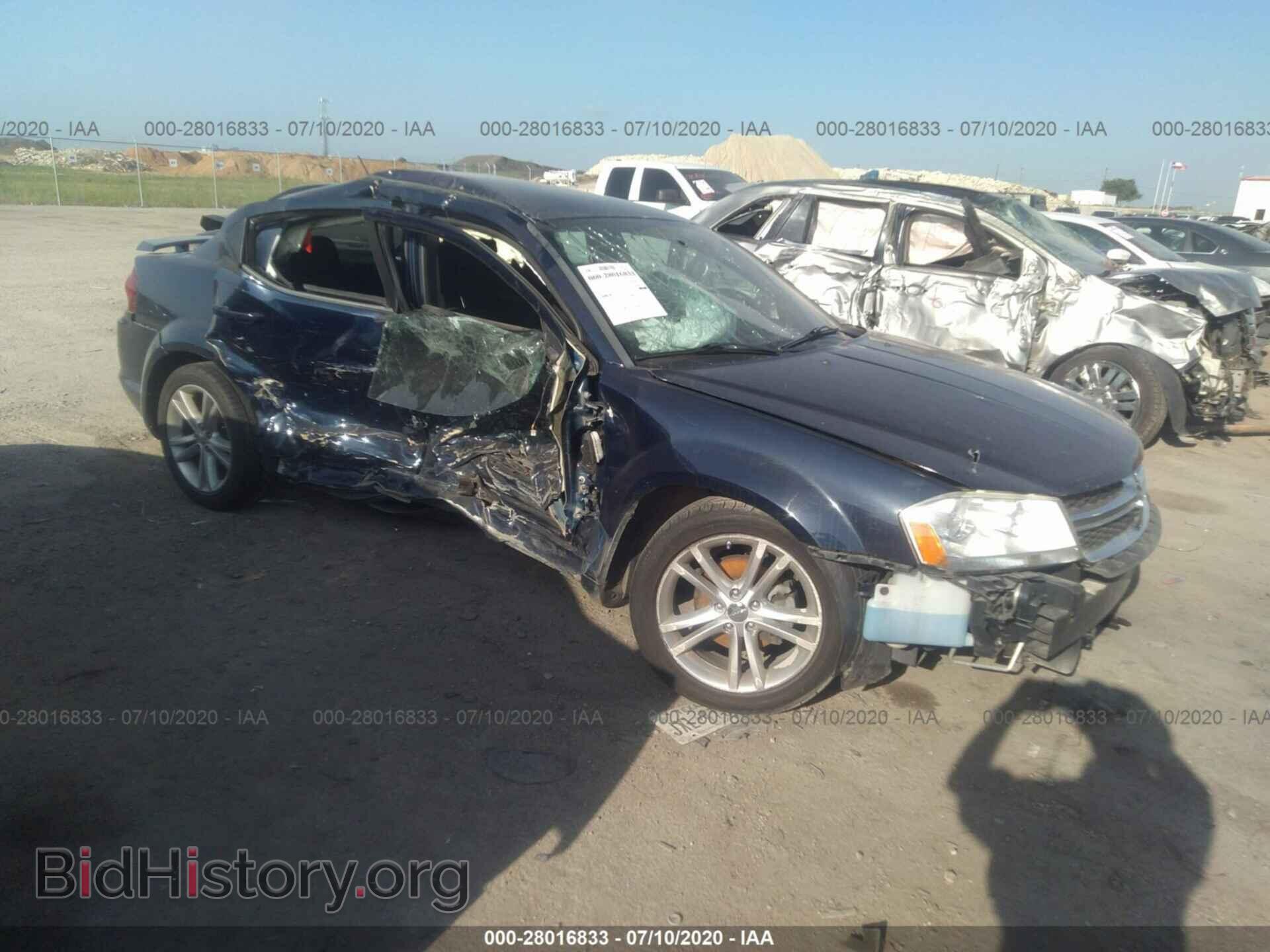 Photo 1C3CDZAG3DN588345 - DODGE AVENGER 2013