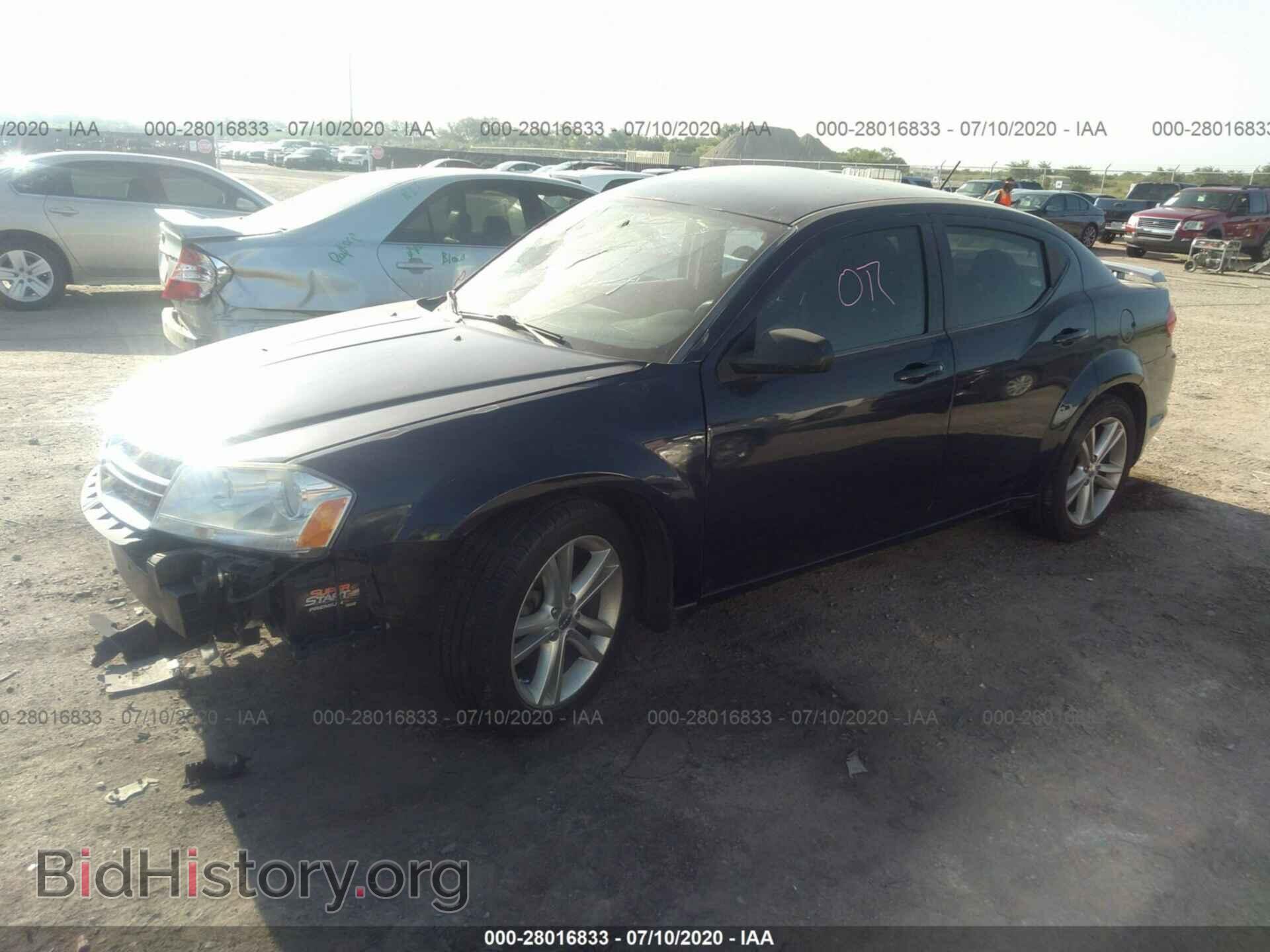 2013 DODGE AVENGER - VIN: 1C3CDZAG3DN588345 - Фото 2