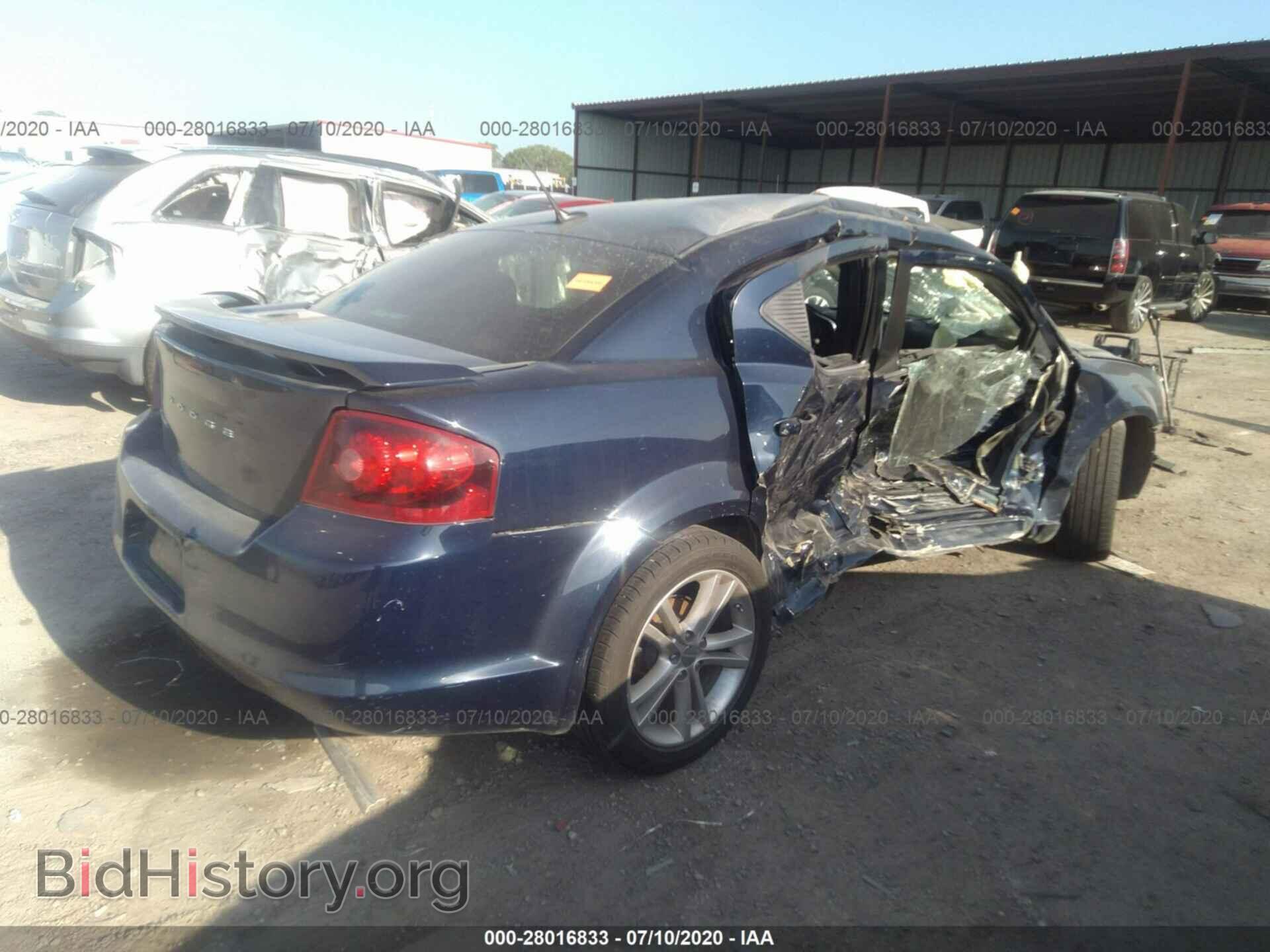 2013 DODGE AVENGER - VIN: 1C3CDZAG3DN588345 - Фото 4